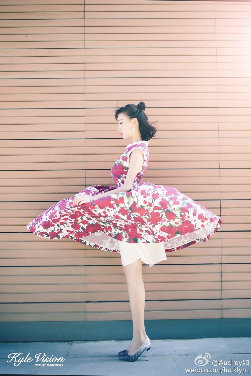 气质美女Audrey如 清爽街拍唯美家居