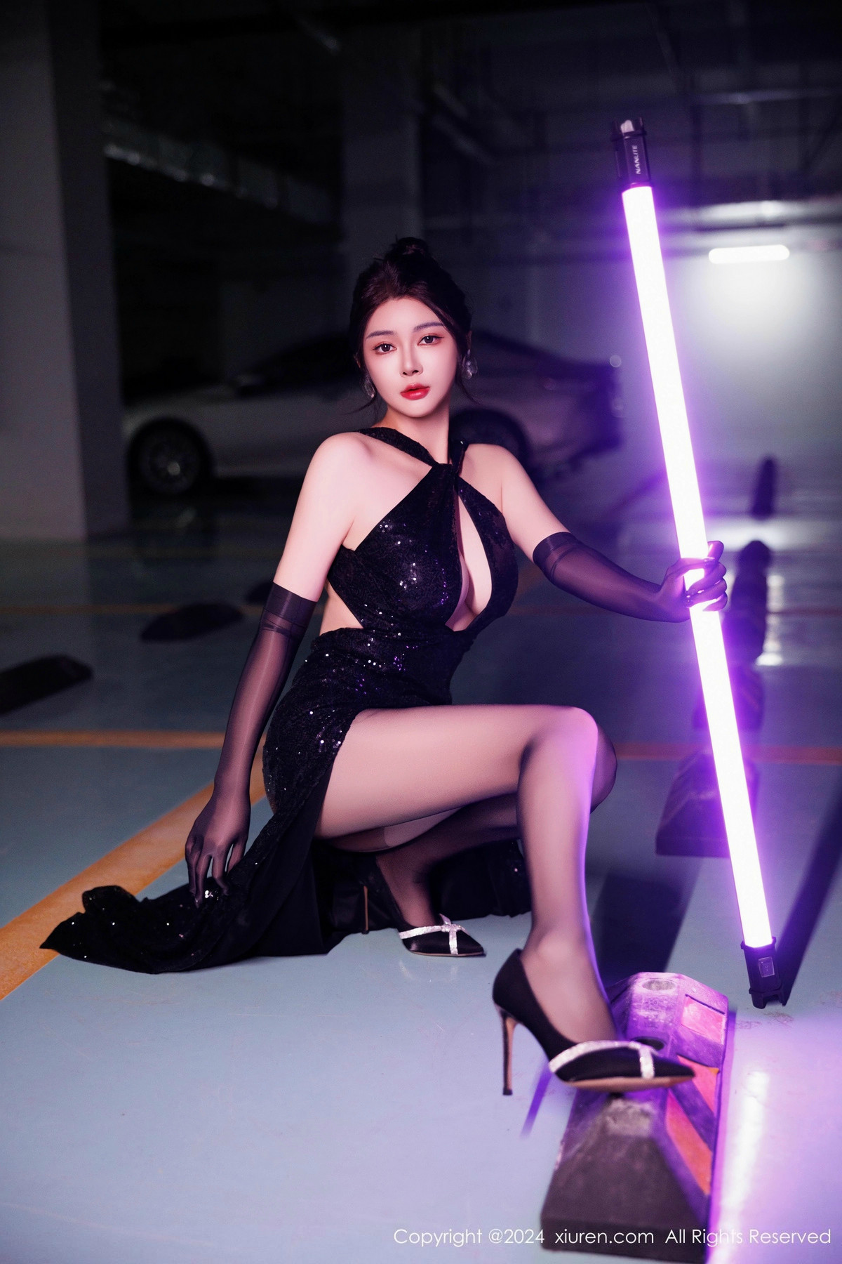 [XiuRen]高清写真图 2024.11.27 No.9512 凯竹Quinn 黑丝美臀