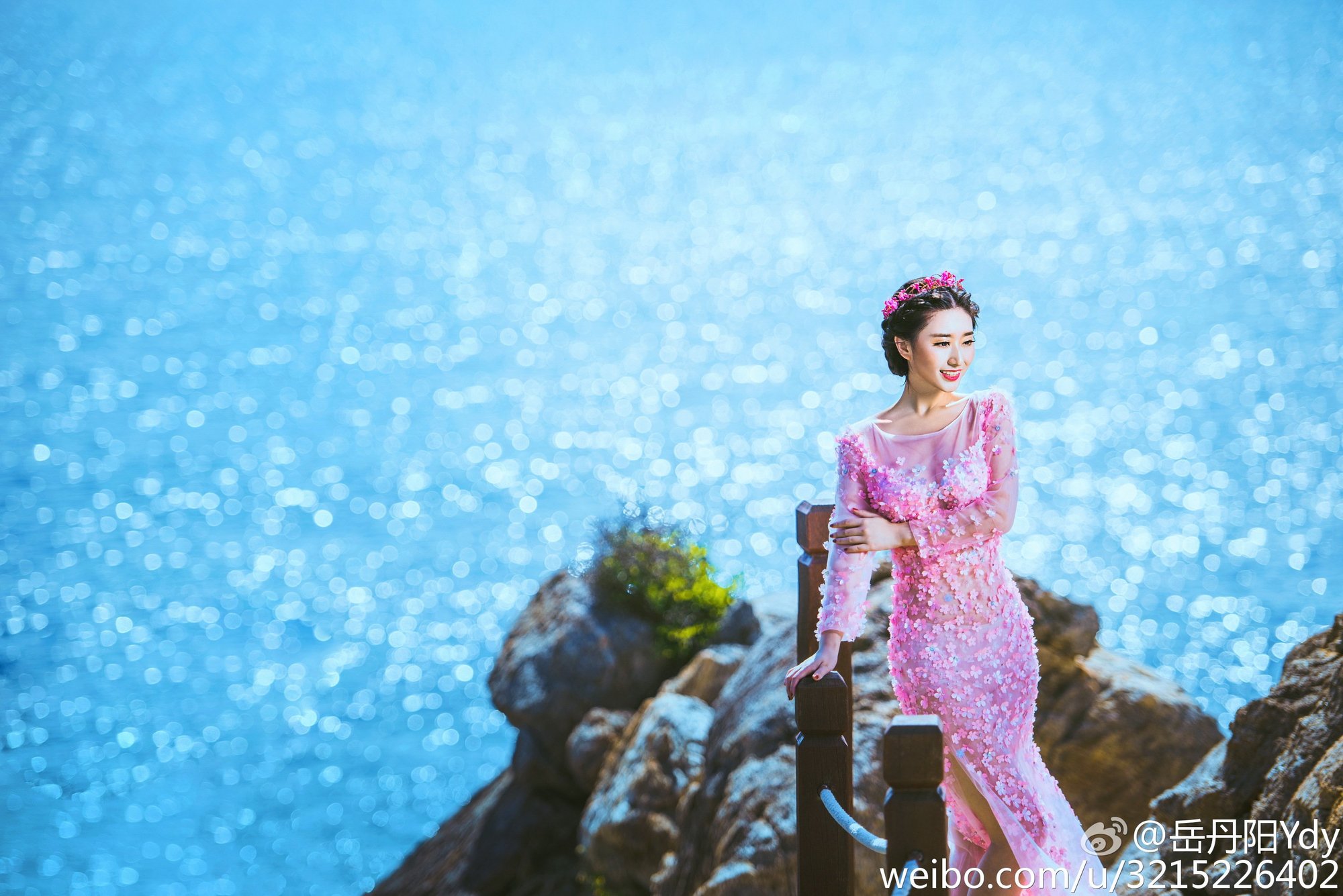 岳丹阳 西南校花微博美图