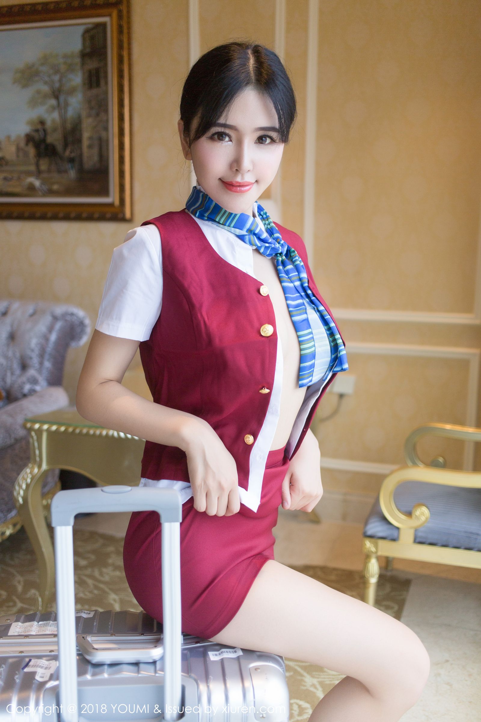 最美空姐刘钰儿 性感诱人周到服务