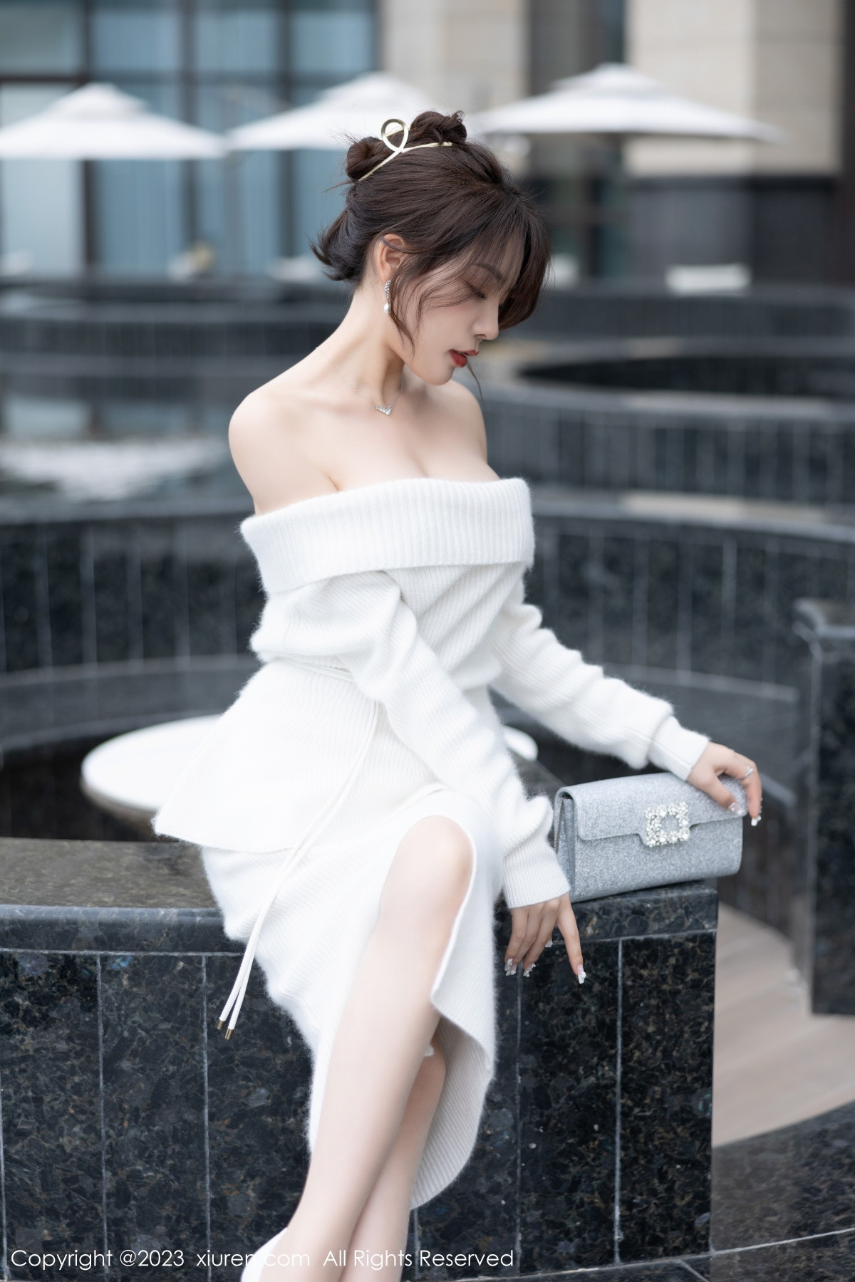 [XiuRen]高清写真图 2023.01.13 No.6132 徐莉芝Booty 温泉美腿