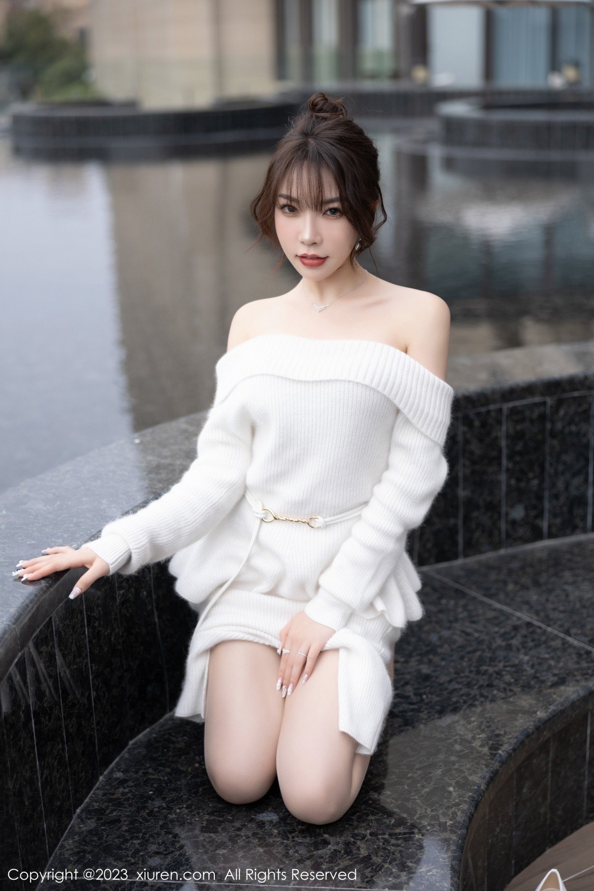 [XiuRen]高清写真图 2023.01.13 No.6132 徐莉芝Booty 温泉美腿