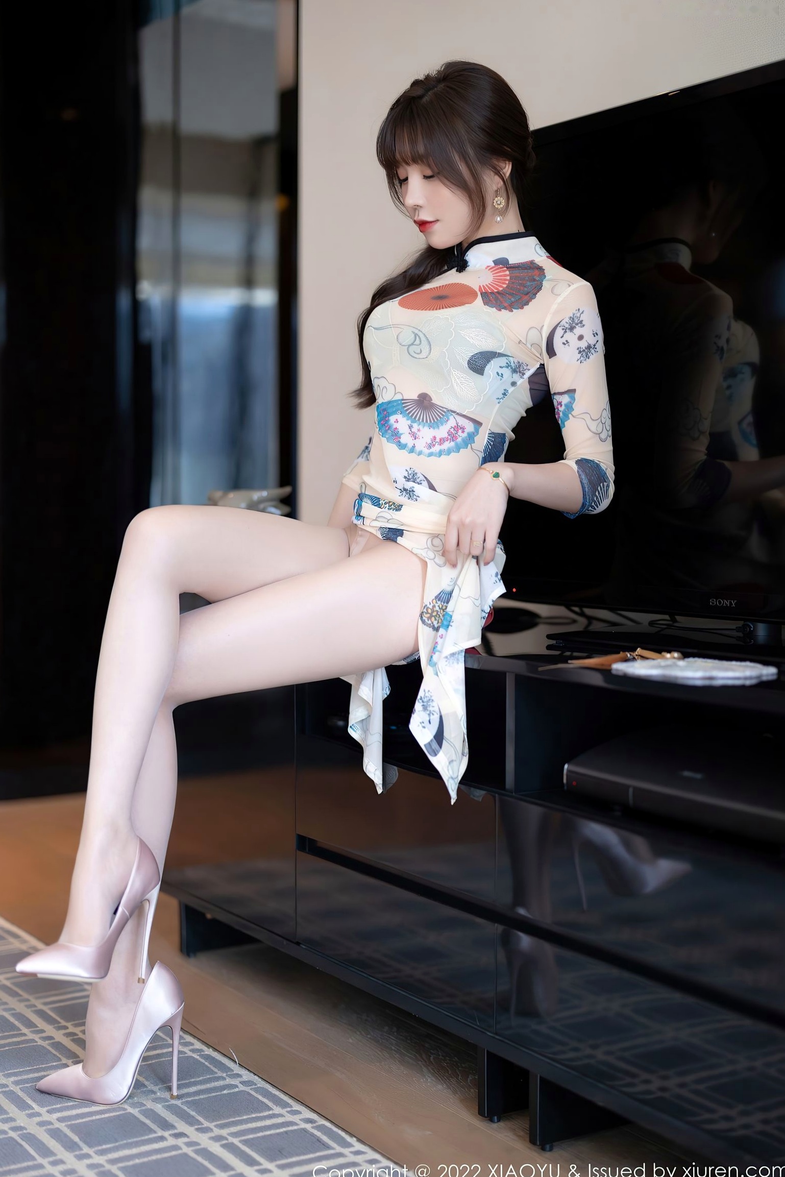 Gallery - XiaoYu语画界 - Painting World -788-芝芝Booty：唯美私房蕾丝内衣吊带袜，极致诱惑性感气质女神，白嫩紧致无圣光大尺度写真语画界 - Painting World 性感私房照诱惑白嫩气质 陈芝女神私房照_秀色女神 - image 16
