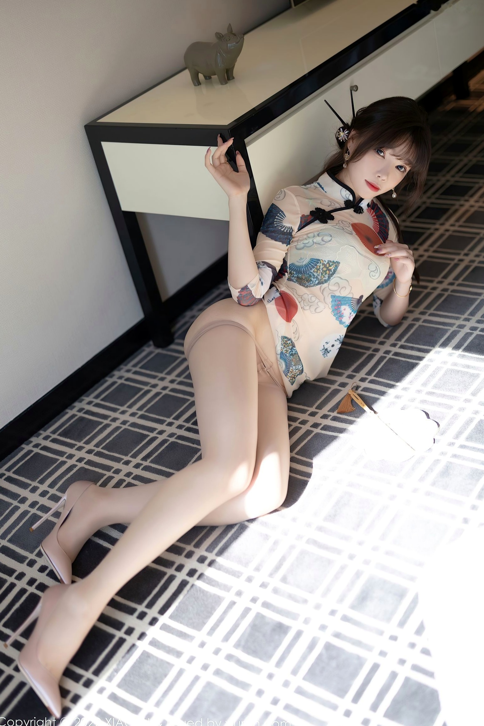 Gallery - XiaoYu语画界 - Painting World -788-芝芝Booty：唯美私房蕾丝内衣吊带袜，极致诱惑性感气质女神，白嫩紧致无圣光大尺度写真语画界 - Painting World 性感私房照诱惑白嫩气质 陈芝女神私房照_秀色女神 - image 65
