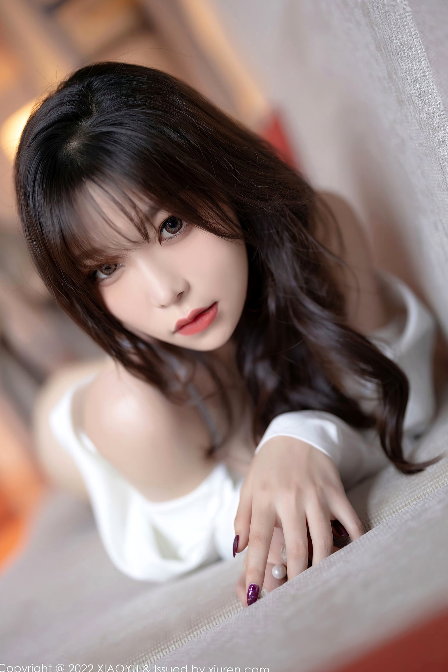 Gallery - XiaoYu语画界 - Painting World -779-芝芝Booty-惠州旅拍私房照：白色内衣黑丝诱惑，极致身材大尺度唯美摄影语画界 - Painting World 性感诱惑私房照黑丝大尺度 陈芝女神私房照_秀色女神 - image 38