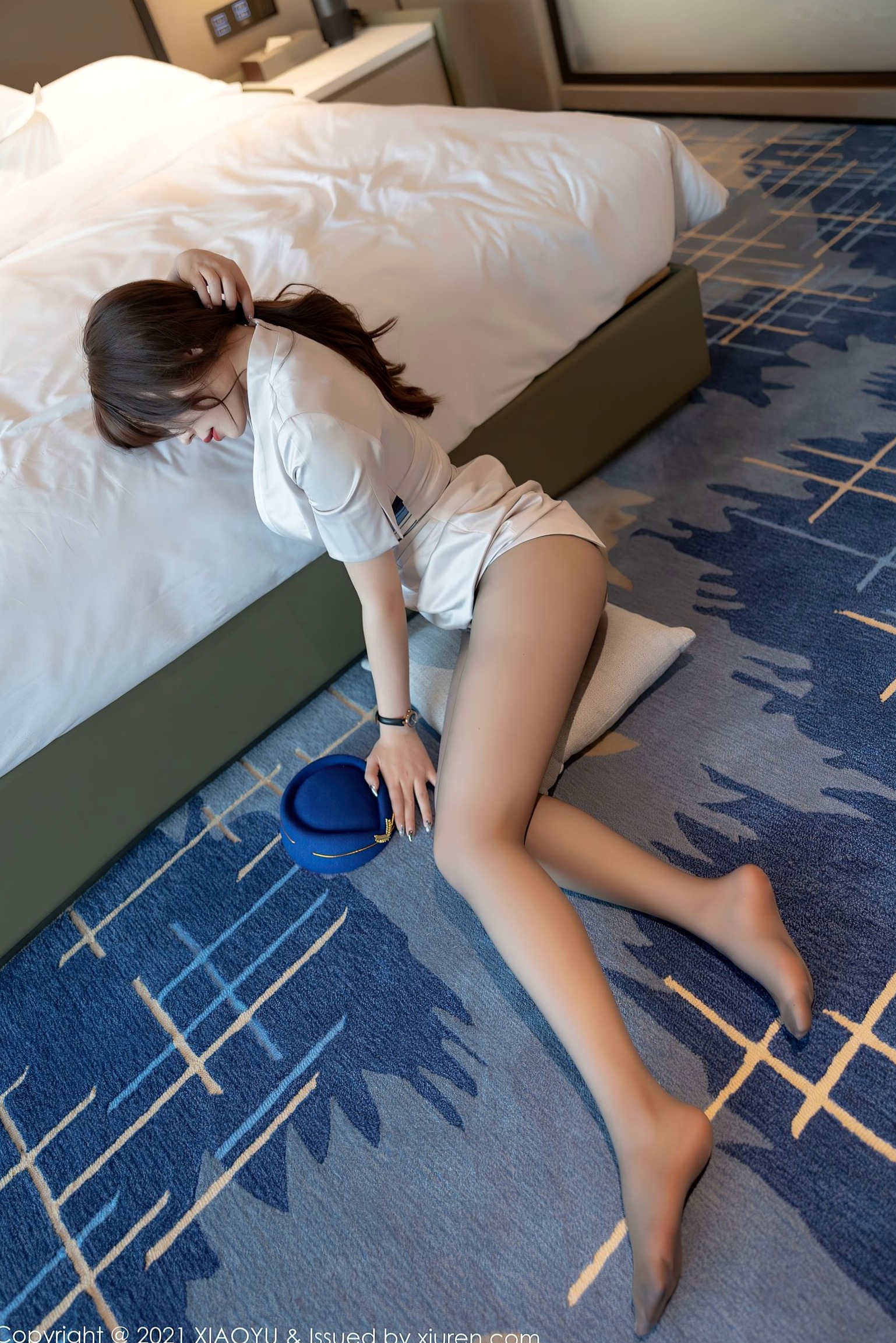 Gallery - 语画界 - Painting World -642-芝芝Booty：空姐制服诱惑与黑丝私房大片，极致美臀展现，撩人魅力摄影语画界 - Painting World 制服空姐美臀丝袜私房照 陈芝女神私房照_秀色女神 - image 54