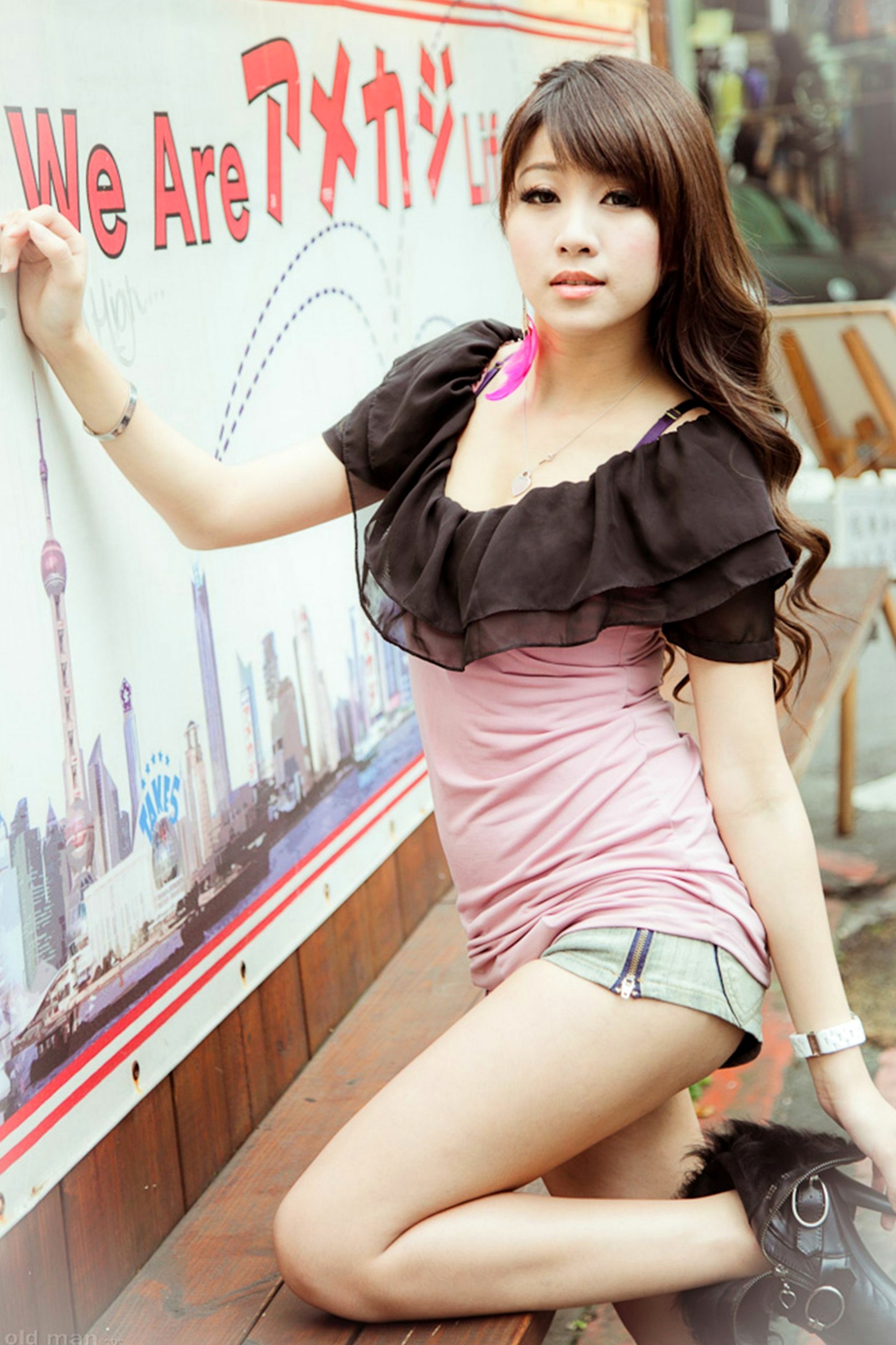 Gallery - 台湾正妹小雯Ivy忠孝敦化时尚街拍，清新甜美文艺女神户外美腿写真台湾街拍清新美腿女神气质户外 小雯Ivy女神私房照_秀色女神 - image 7