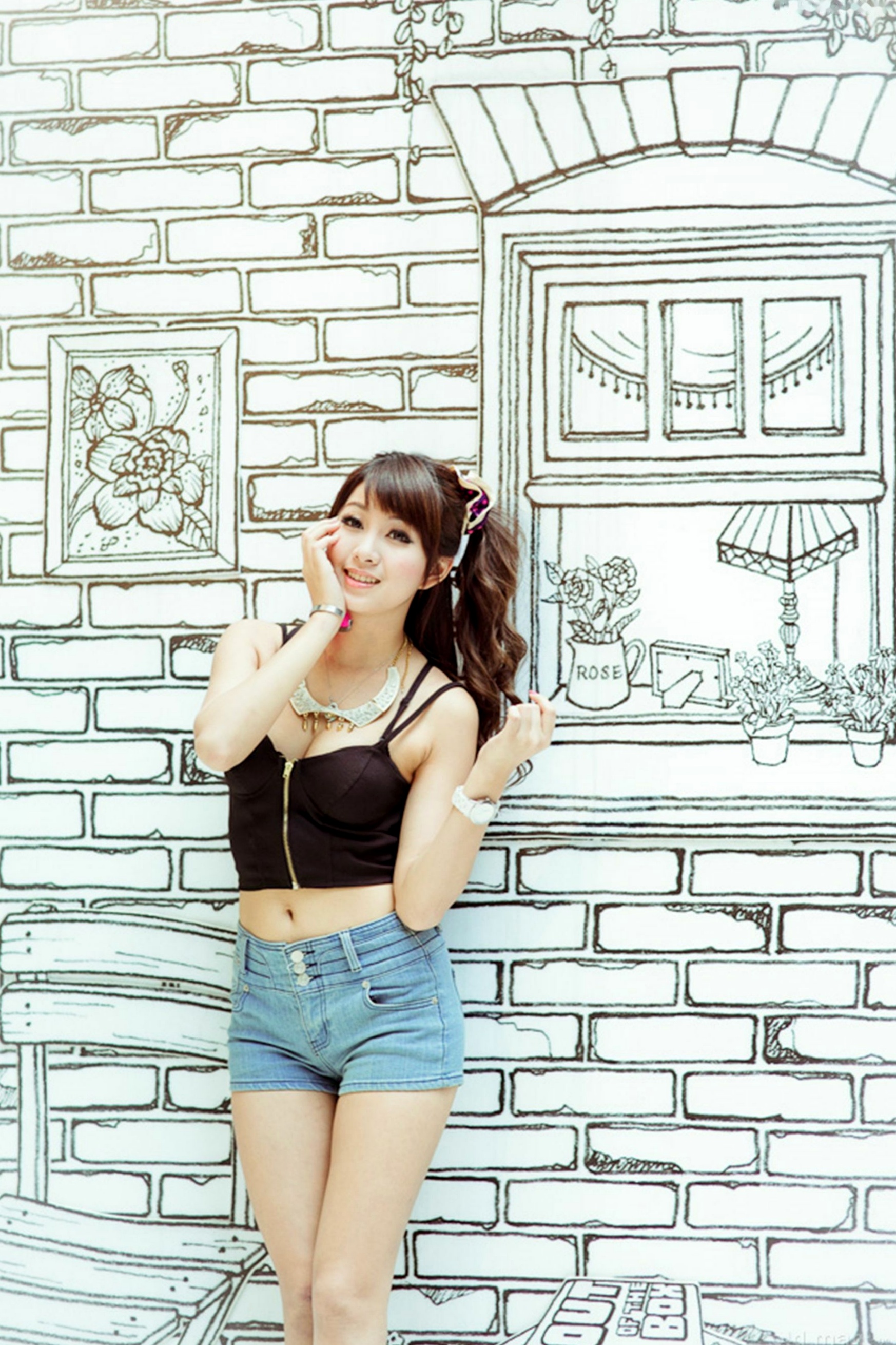 Gallery - 台湾正妹小雯Ivy忠孝敦化时尚街拍，清新甜美文艺女神户外美腿写真台湾街拍清新美腿女神气质户外 小雯Ivy女神私房照_秀色女神 - image 31