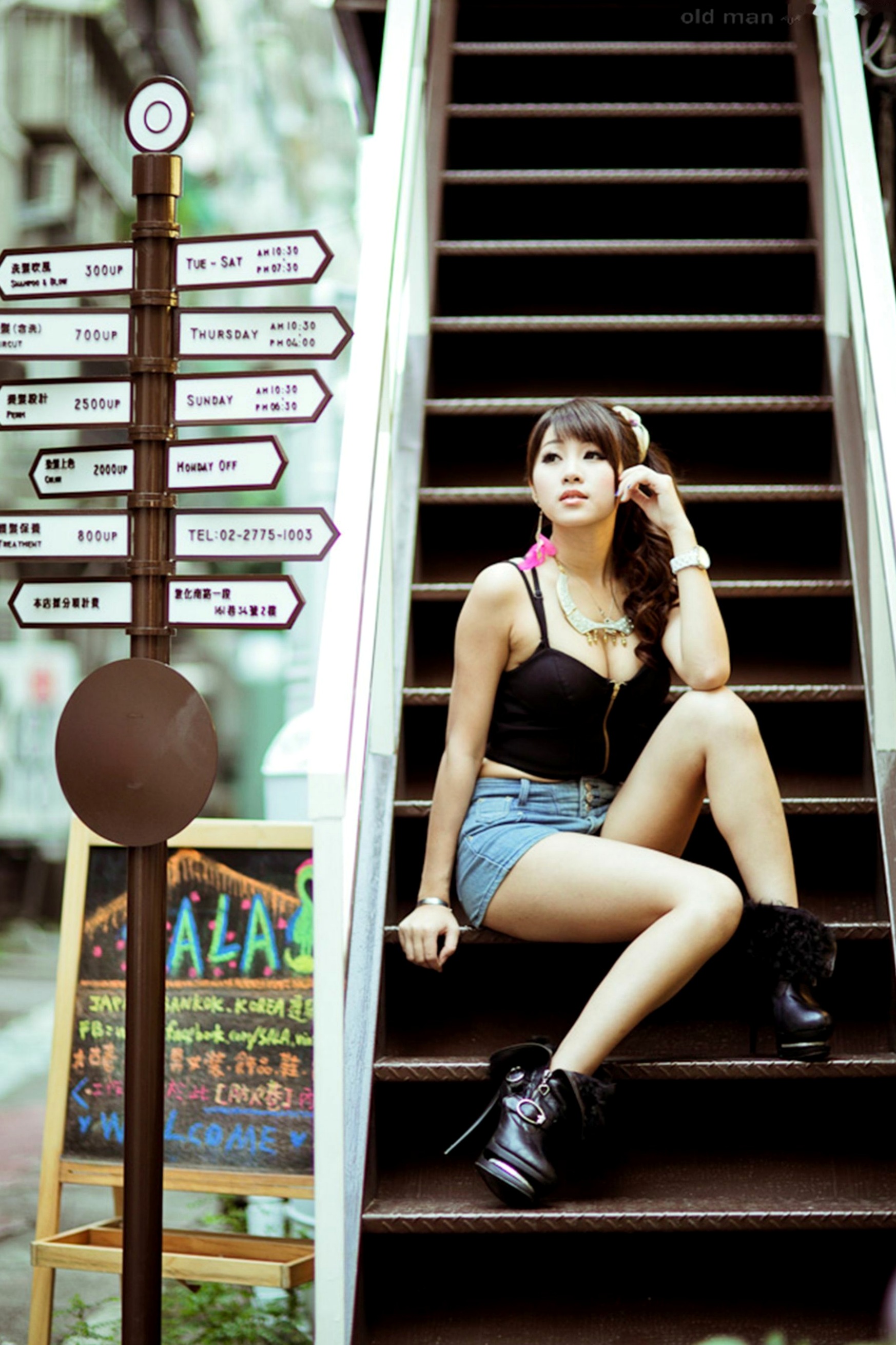 Gallery - 台湾正妹小雯Ivy忠孝敦化时尚街拍，清新甜美文艺女神户外美腿写真台湾街拍清新美腿女神气质户外 小雯Ivy女神私房照_秀色女神 - image 44