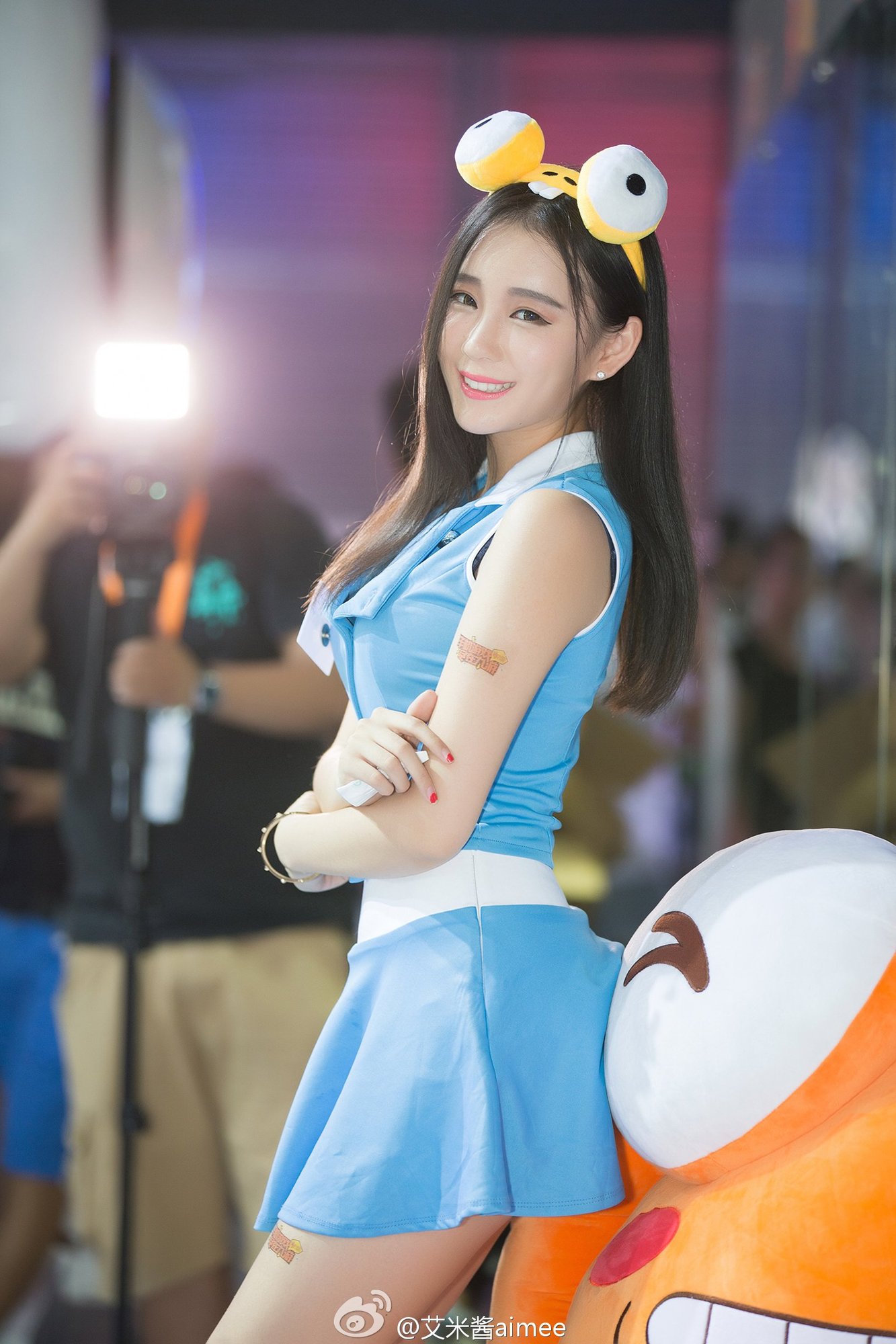 艾米酱aimee 2016ChinaJoy阿里游戏展台SG