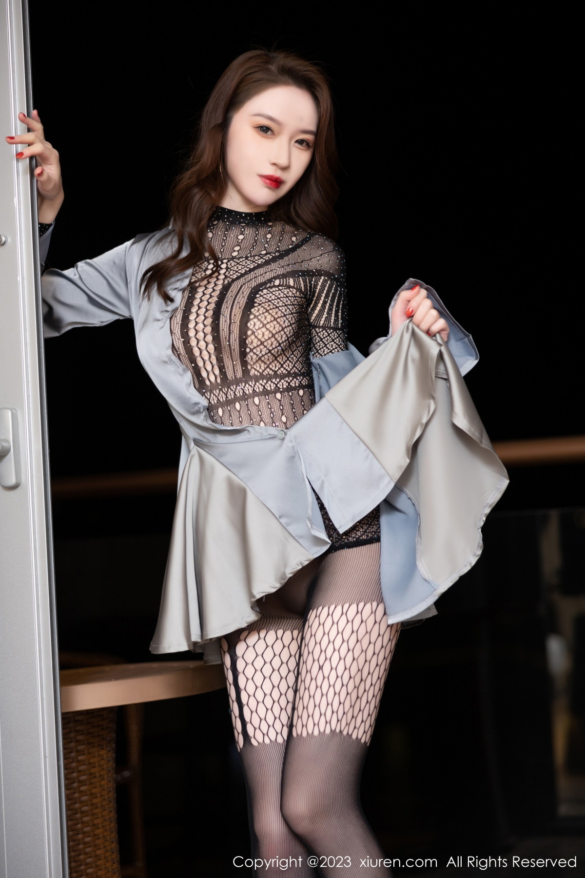 [XiuRen]高清写真图 2023.02.15 No.6271 梦心玥 黑丝美腿