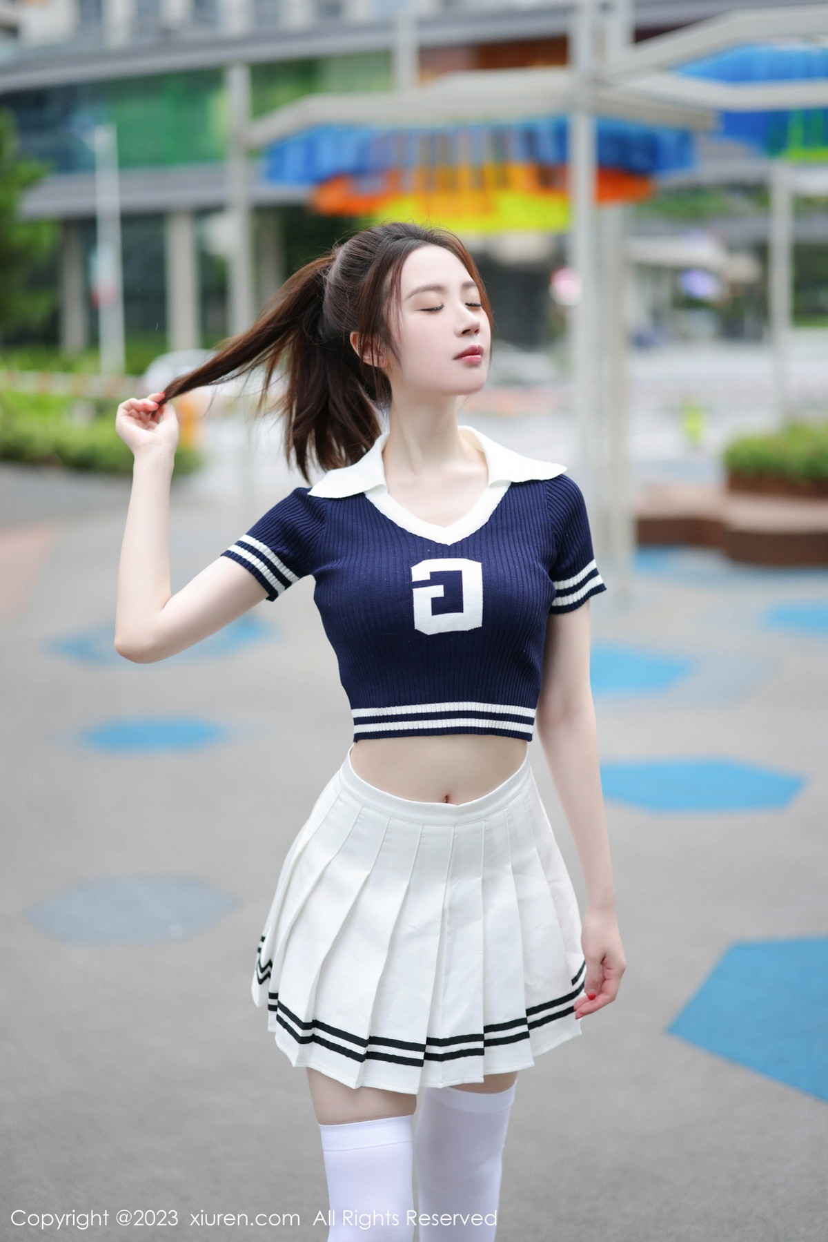 [XiuRen]高清写真图 2023.09.20 No.7416 梦心玥 美腿运动