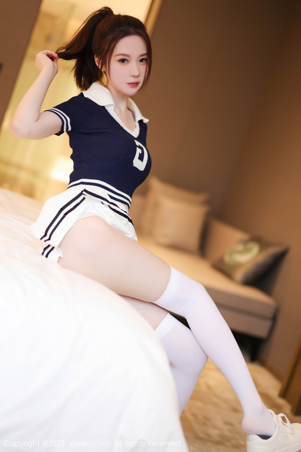 [XiuRen]高清写真图 2023.09.20 No.7416 梦心玥 美腿运动