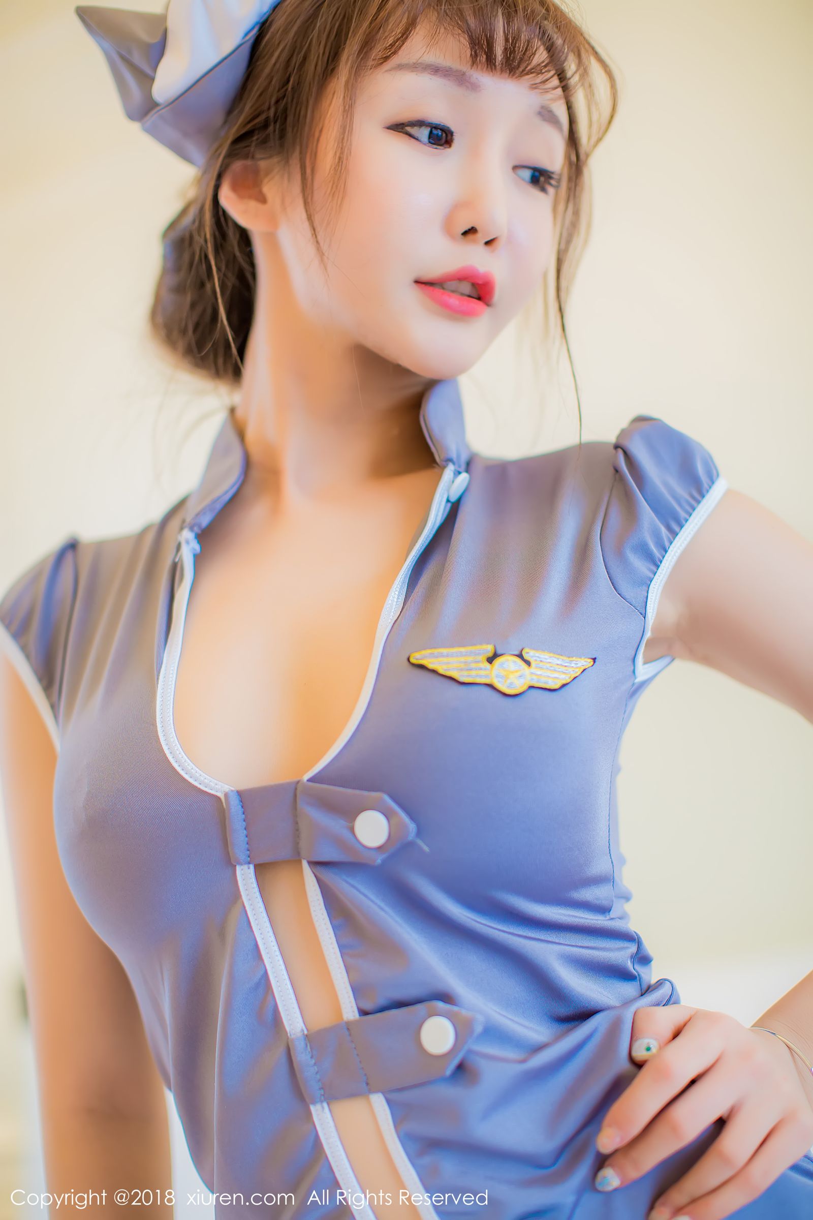 顾灿的灰色制服 空乘制服的诱惑