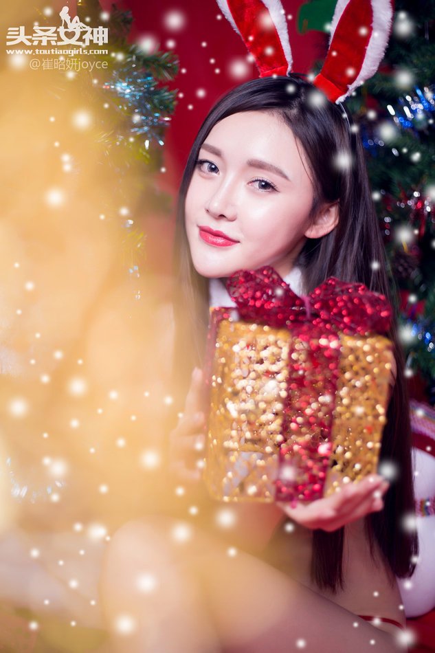 崔昭妍&达思宇 圣诞大战～酥胸美腿好身材