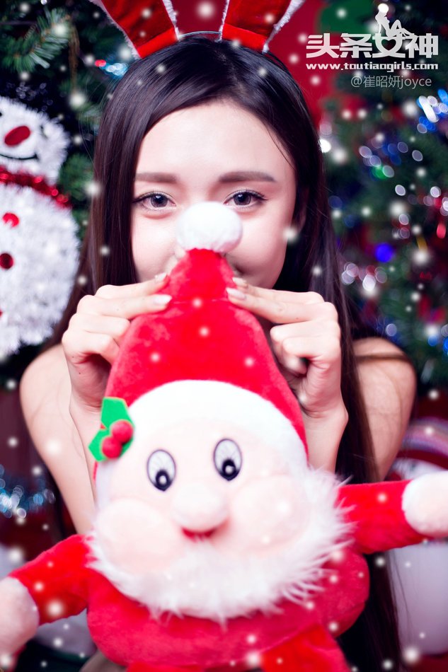 崔昭妍&达思宇 圣诞大战～酥胸美腿好身材