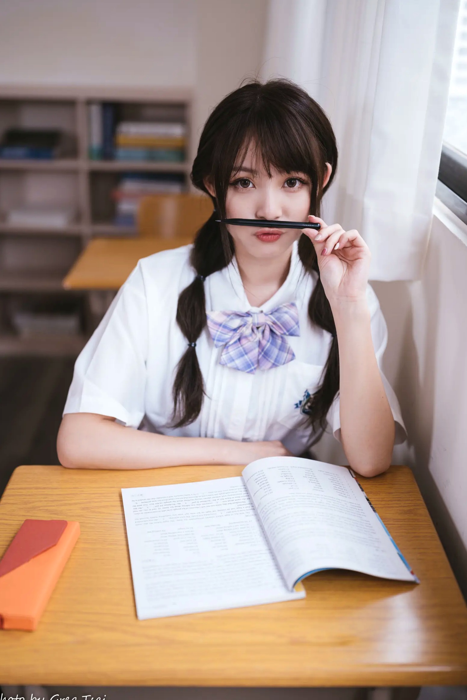 Gallery - Ashley - 清新校园校服制服风格写真 [115P]制服校服清纯治愈系 何洛沂女神私房照_秀色女神 - image 1