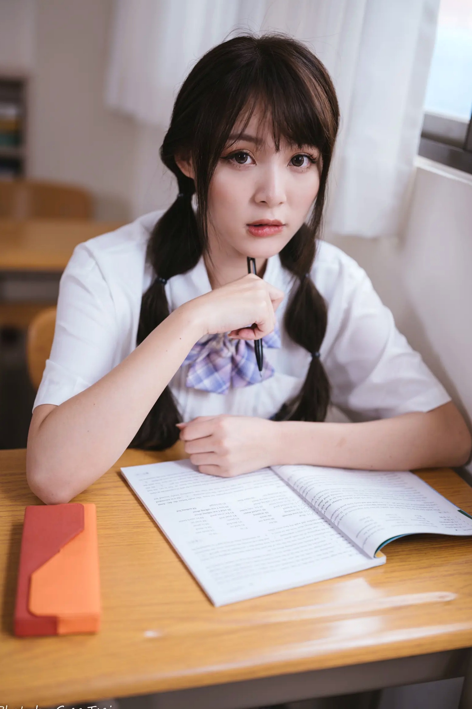 Gallery - Ashley - 清新校园校服制服风格写真 [115P]制服校服清纯治愈系 何洛沂女神私房照_秀色女神 - image 4