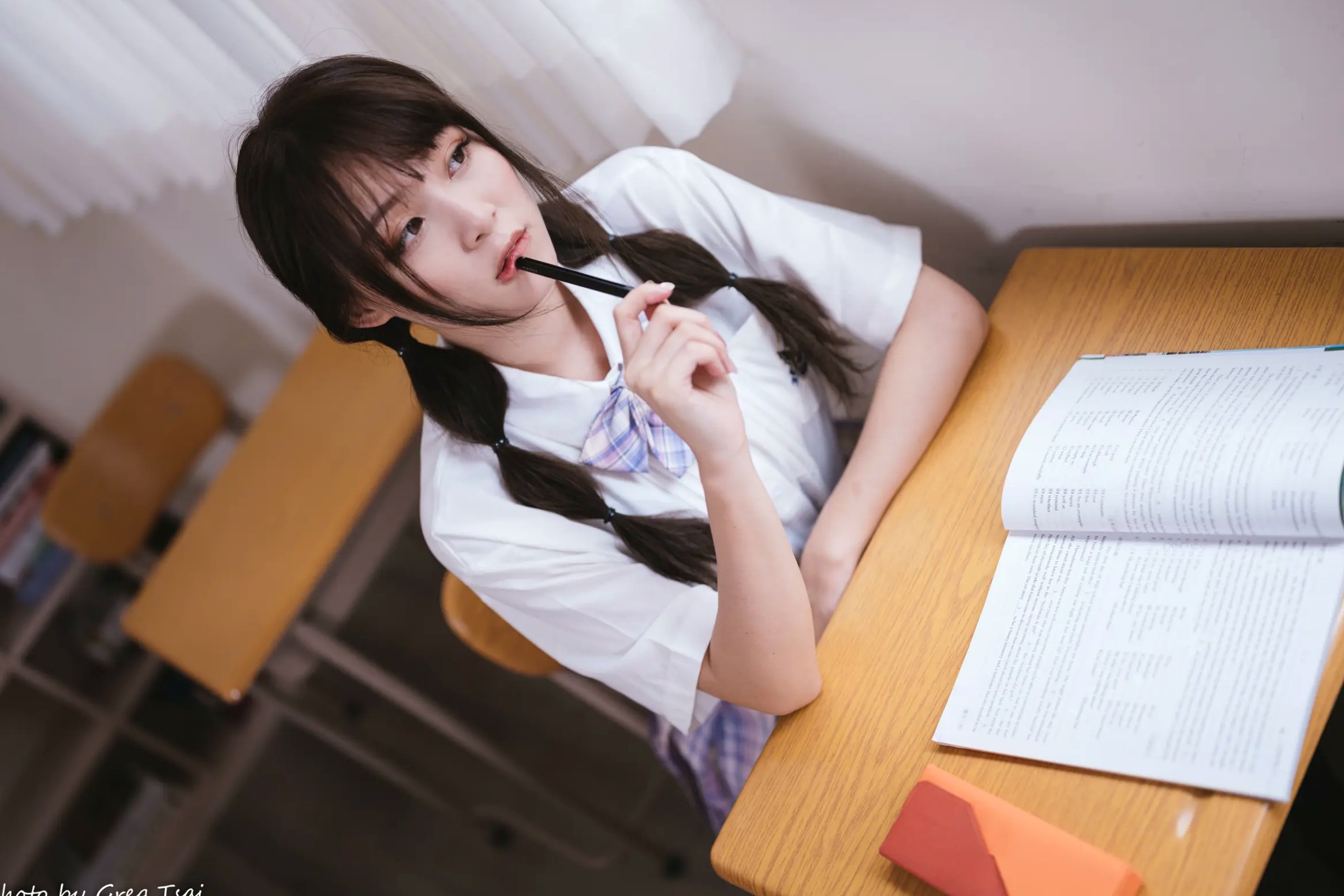 Gallery - Ashley - 清新校园校服制服风格写真 [115P]制服校服清纯治愈系 何洛沂女神私房照_秀色女神 - image 6