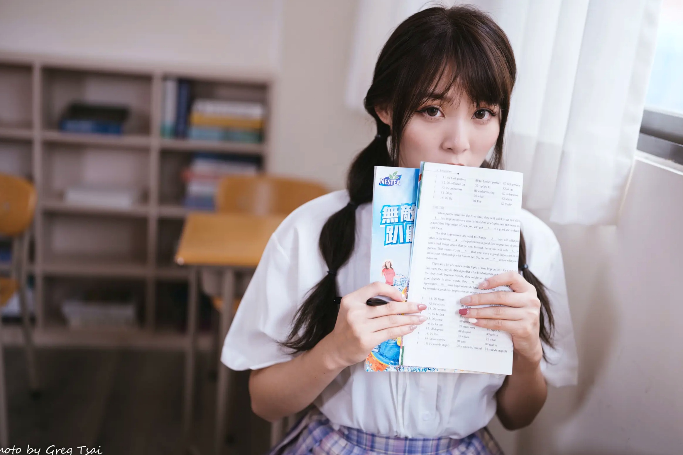 Gallery - Ashley - 清新校园校服制服风格写真 [115P]制服校服清纯治愈系 何洛沂女神私房照_秀色女神 - image 10