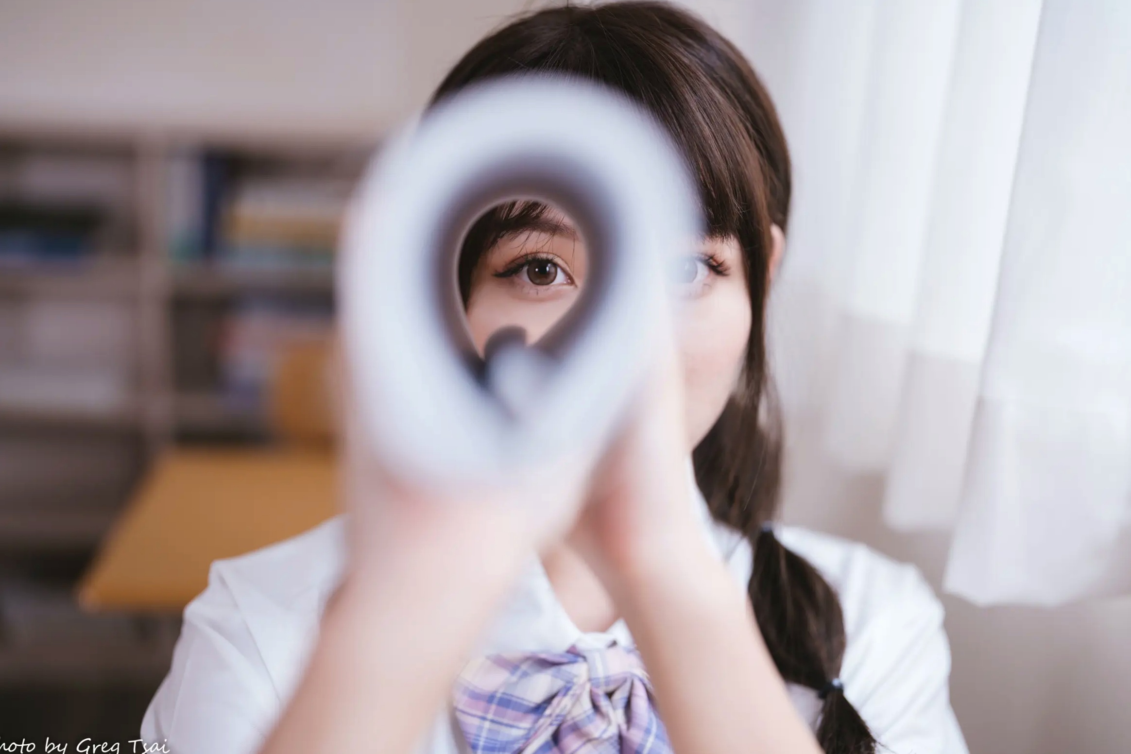 Gallery - Ashley - 清新校园校服制服风格写真 [115P]制服校服清纯治愈系 何洛沂女神私房照_秀色女神 - image 11