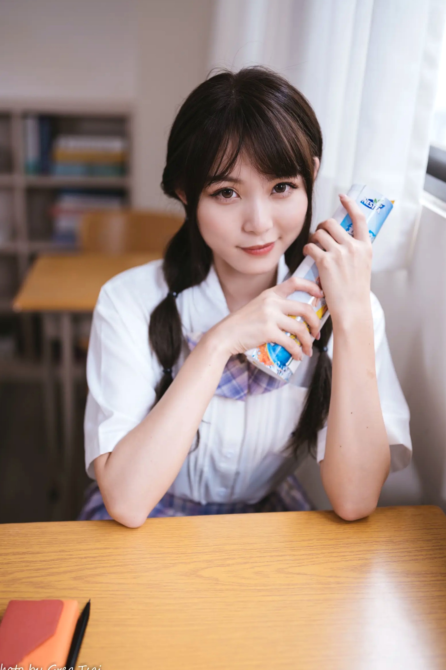 Gallery - Ashley - 清新校园校服制服风格写真 [115P]制服校服清纯治愈系 何洛沂女神私房照_秀色女神 - image 12