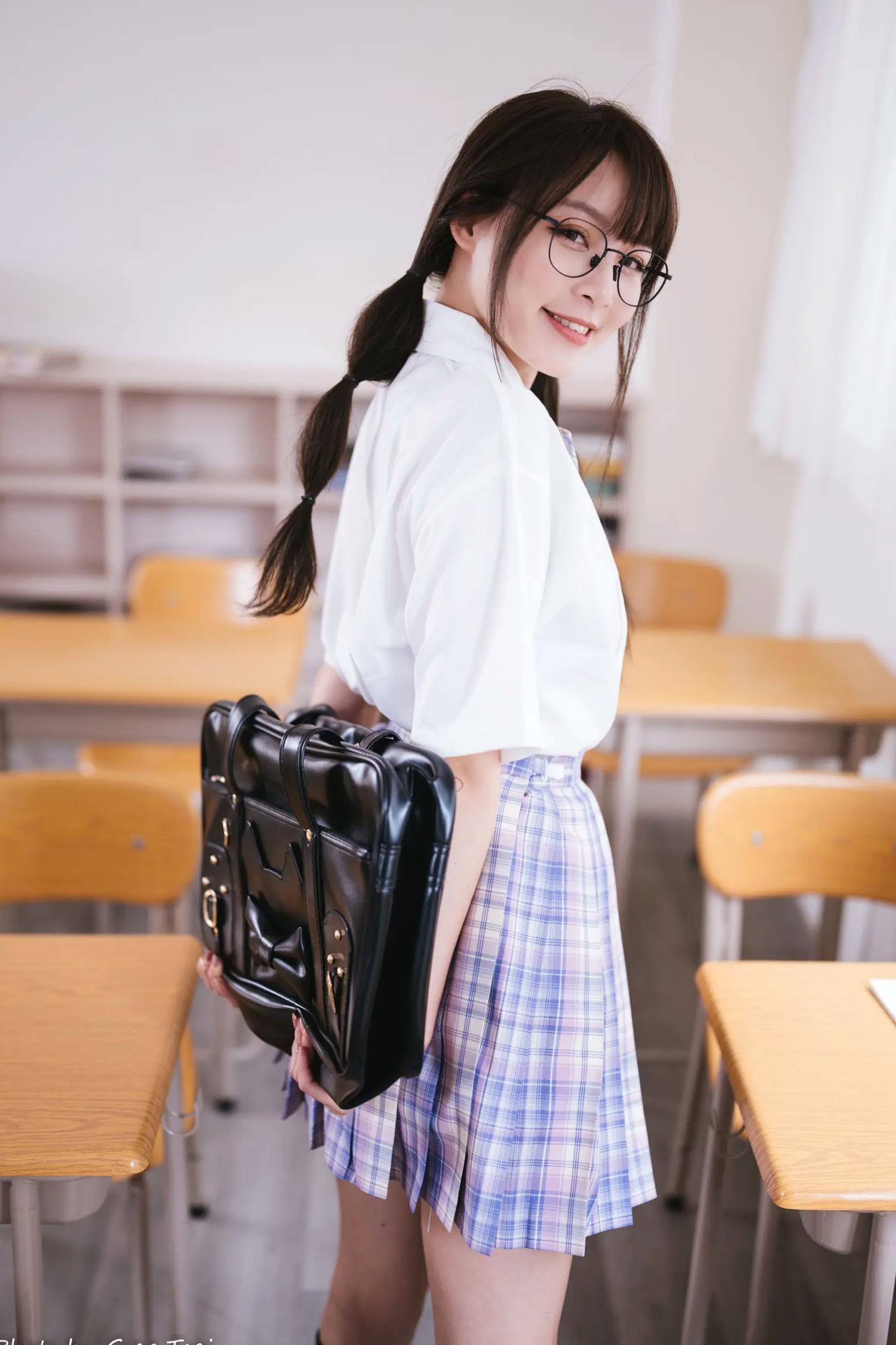 Gallery - Ashley - 清新校园校服制服风格写真 [115P]制服校服清纯治愈系 何洛沂女神私房照_秀色女神 - image 61