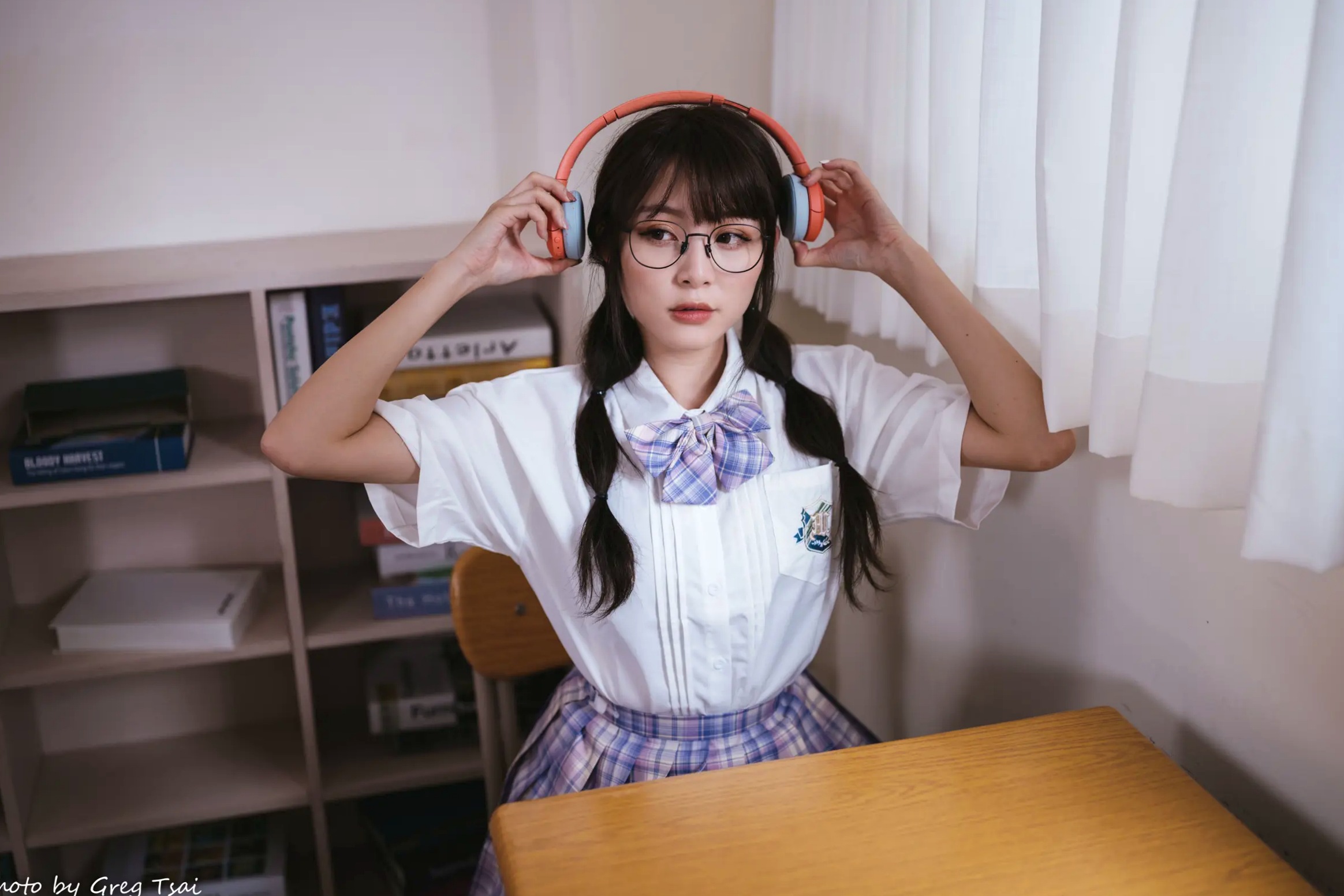 Gallery - Ashley - 清新校园校服制服风格写真 [115P]制服校服清纯治愈系 何洛沂女神私房照_秀色女神 - image 69