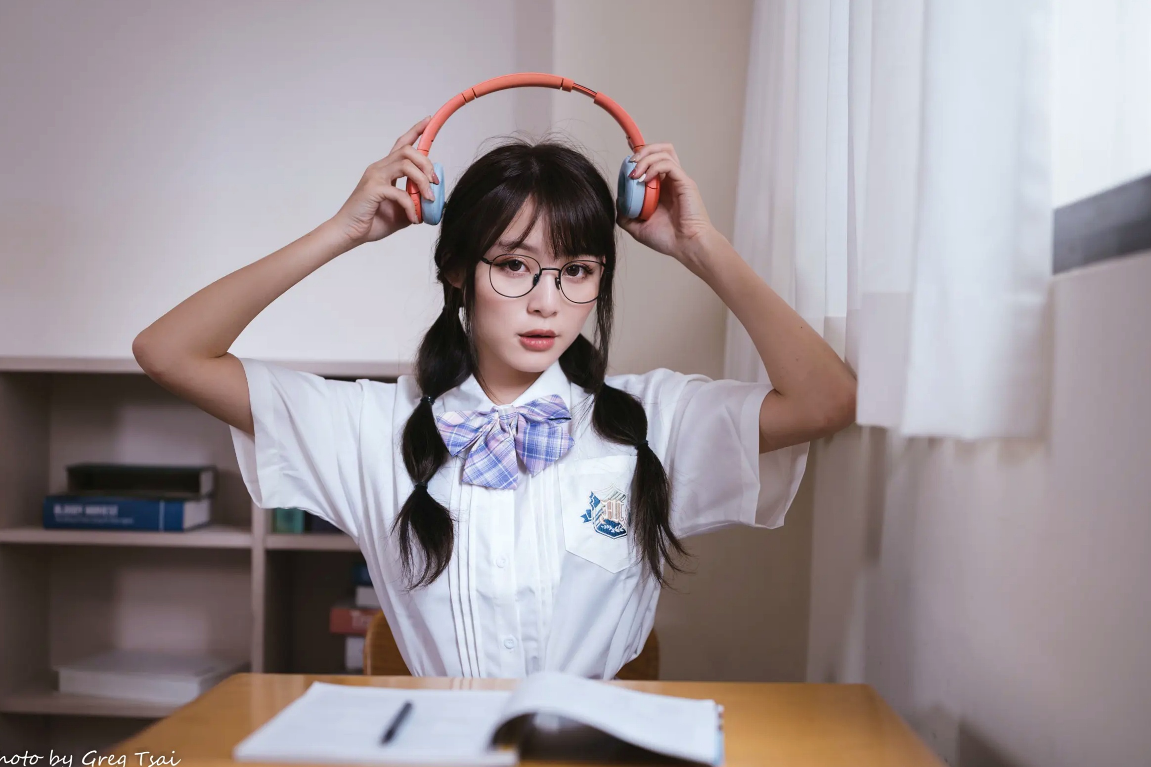 Gallery - Ashley - 清新校园校服制服风格写真 [115P]制服校服清纯治愈系 何洛沂女神私房照_秀色女神 - image 82