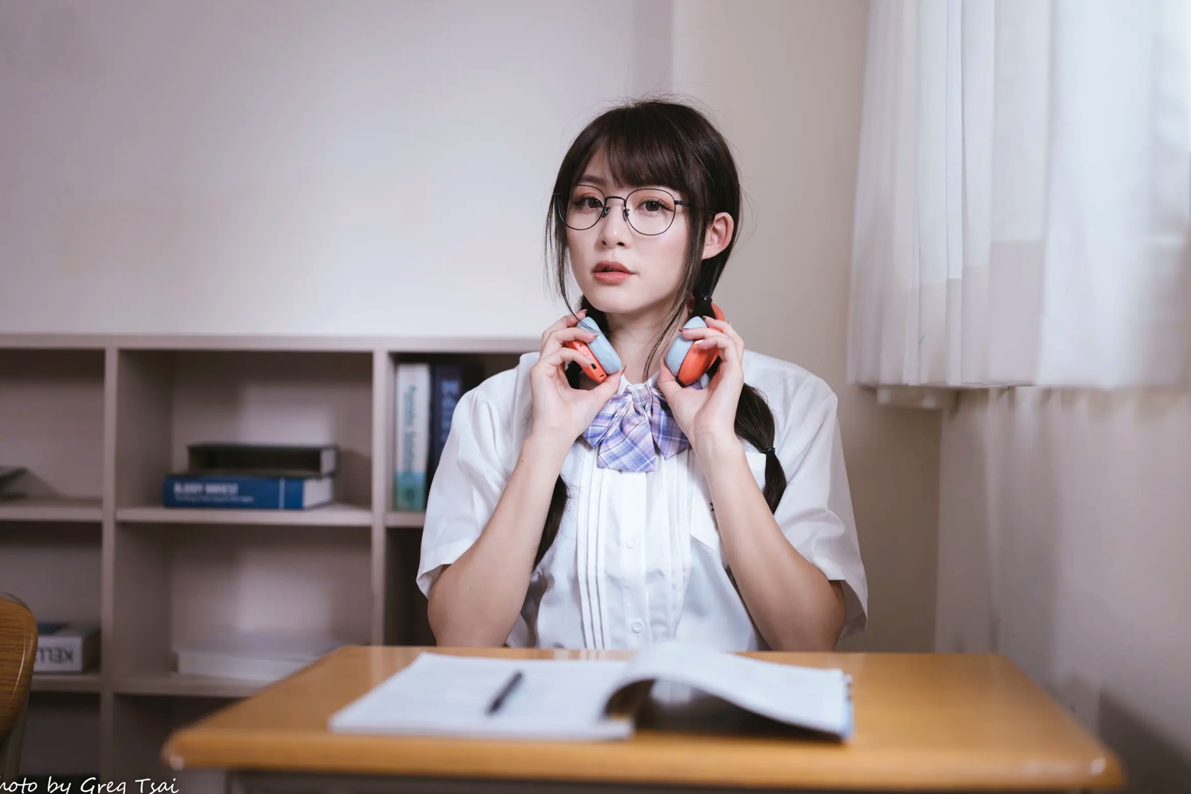 Gallery - Ashley - 清新校园校服制服风格写真 [115P]制服校服清纯治愈系 何洛沂女神私房照_秀色女神 - image 83