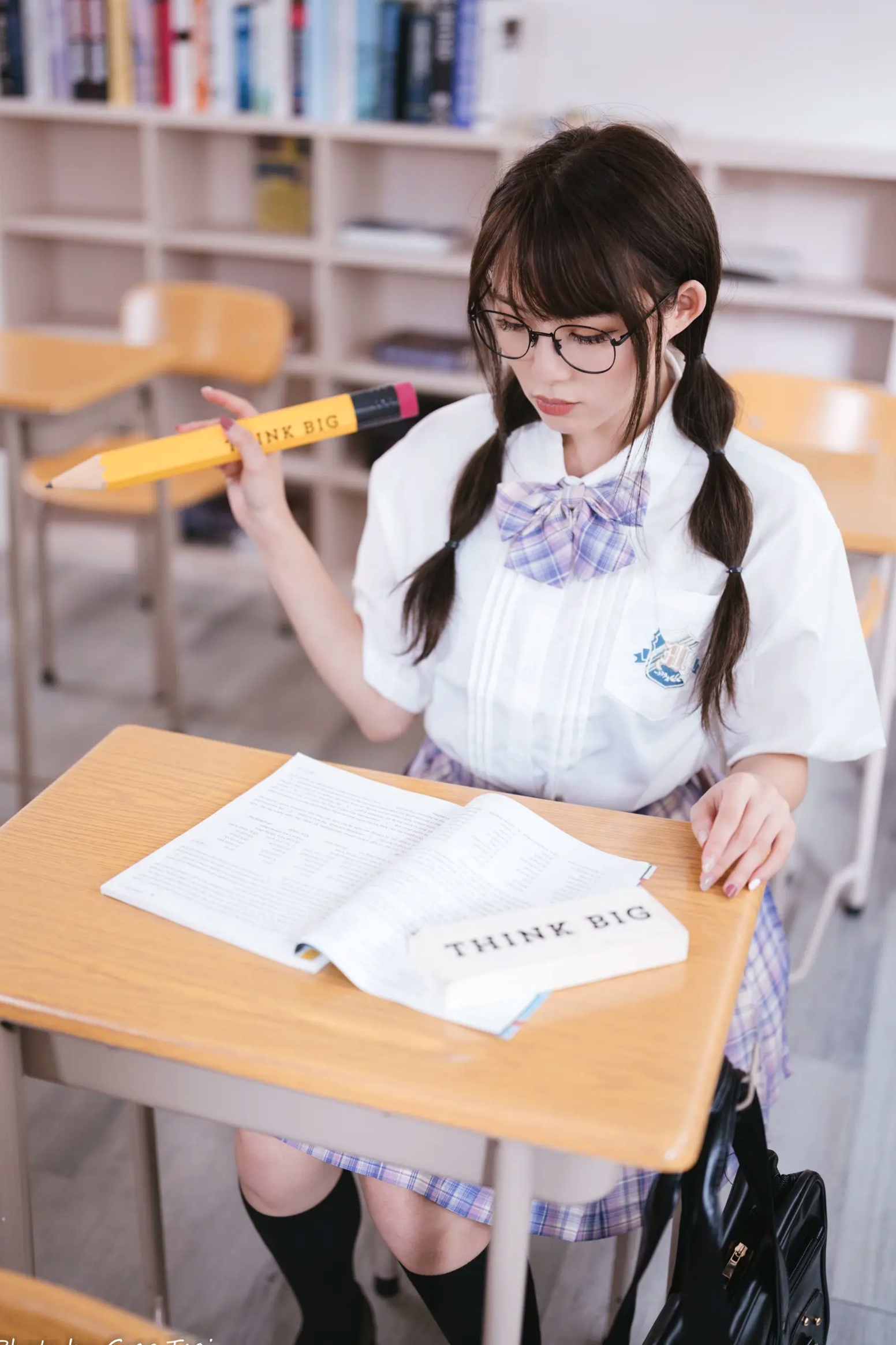 Gallery - Ashley - 清新校园校服制服风格写真 [115P]制服校服清纯治愈系 何洛沂女神私房照_秀色女神 - image 94