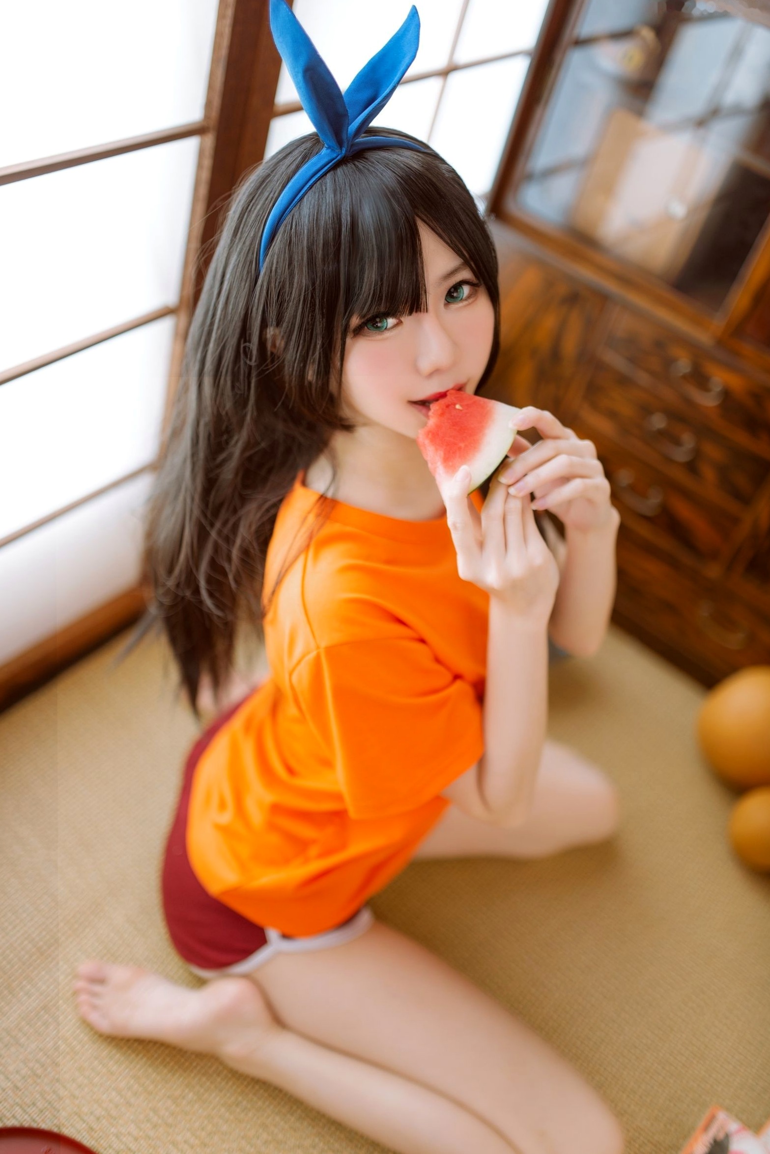 Gallery - Sally-Dorasnow-Ruka-Sarashina-Summer：夏日清新私房写真，甜美兔女郎风格，黑色蕾丝内衣诱惑室内大尺度照片性感私房照角色扮演内衣诱惑 王辛淼女神私房照_秀色女神 - image 20