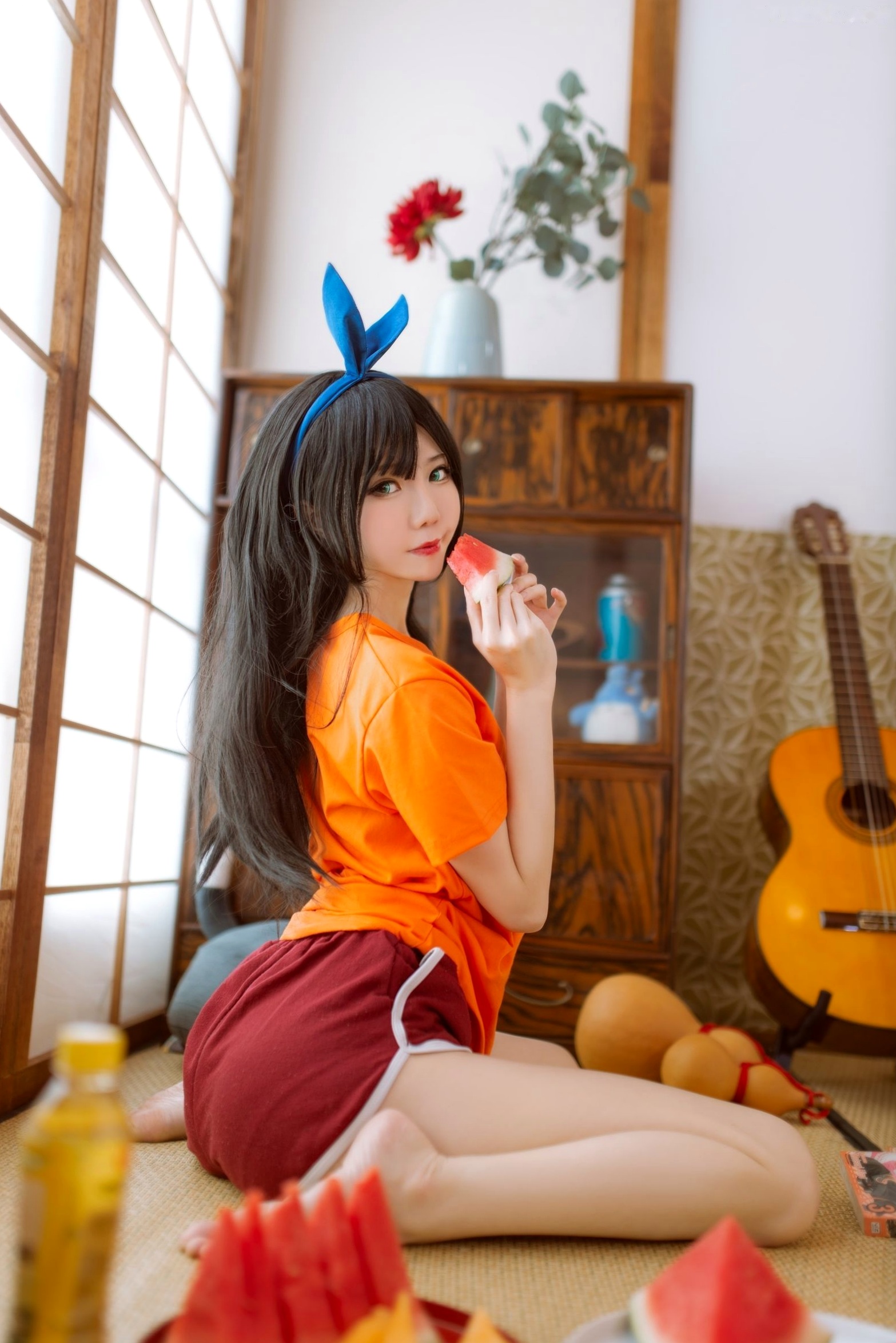 Gallery - Sally-Dorasnow-Ruka-Sarashina-Summer：夏日清新私房写真，甜美兔女郎风格，黑色蕾丝内衣诱惑室内大尺度照片性感私房照角色扮演内衣诱惑 王辛淼女神私房照_秀色女神 - image 21