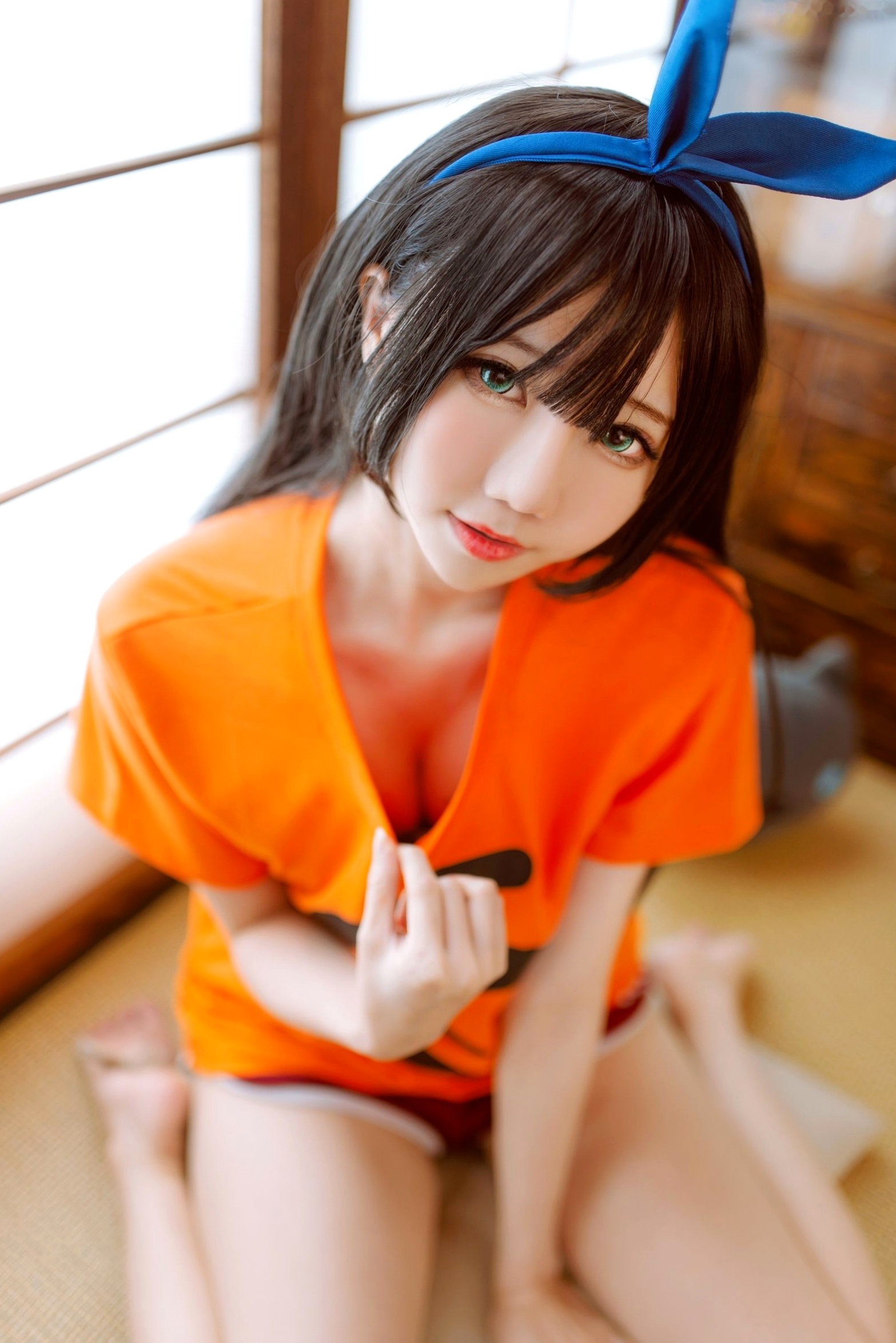 Gallery - Sally-Dorasnow-Ruka-Sarashina-Summer：夏日清新私房写真，甜美兔女郎风格，黑色蕾丝内衣诱惑室内大尺度照片性感私房照角色扮演内衣诱惑 王辛淼女神私房照_秀色女神 - image 23