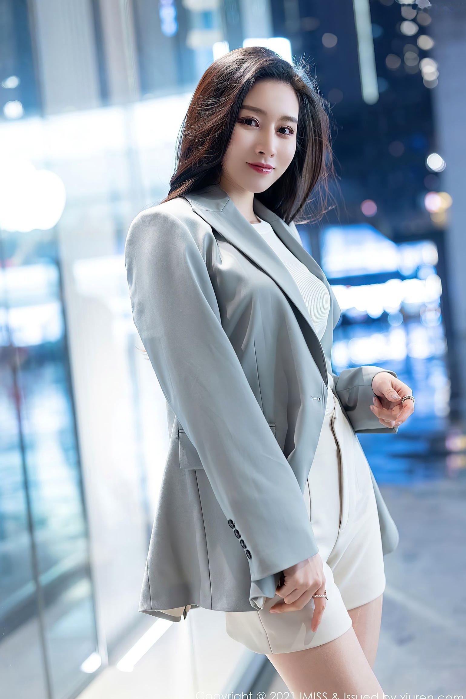 Gallery - IMiss爱蜜社 - Honey Club -Vanessa职场OL装束与黑蕾丝内衣写真-办公室制服诱惑与性感私房美图爱蜜社 - Honey Club 性感内衣制服私房照诱惑 任育萱女神私房照_秀色女神 - image 6