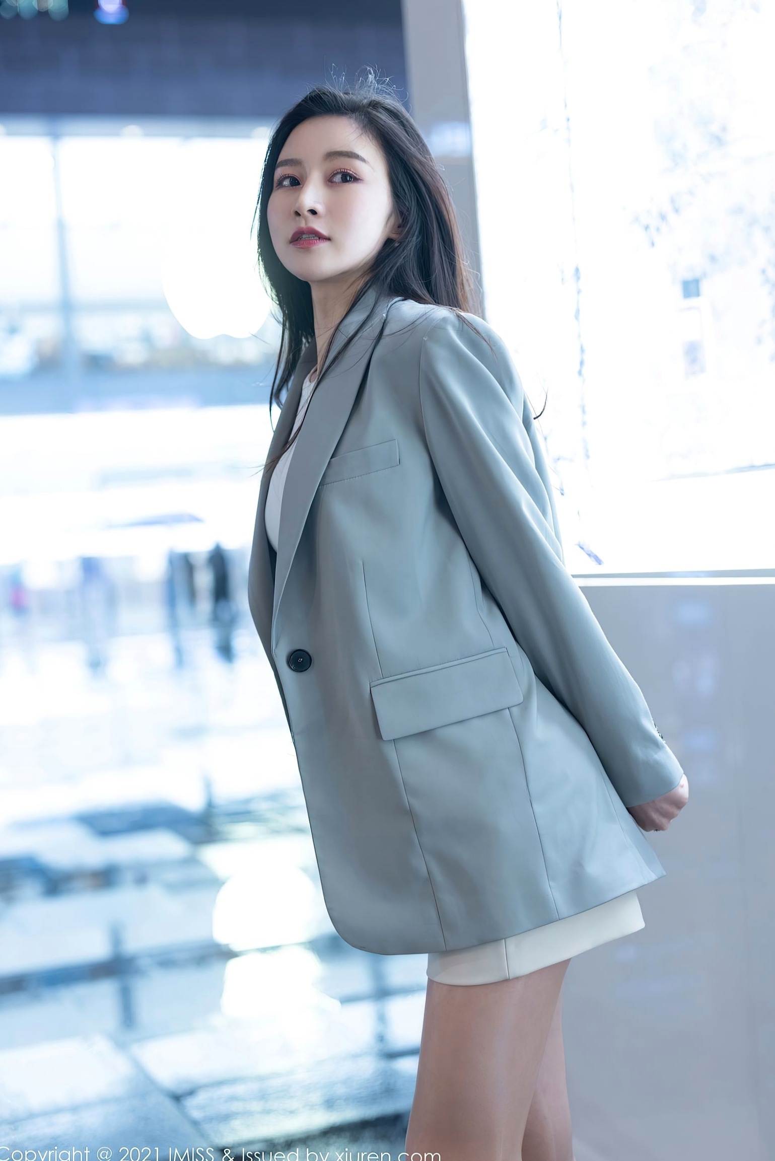 Gallery - IMiss爱蜜社 - Honey Club -Vanessa职场OL装束与黑蕾丝内衣写真-办公室制服诱惑与性感私房美图爱蜜社 - Honey Club 性感内衣制服私房照诱惑 任育萱女神私房照_秀色女神 - image 13