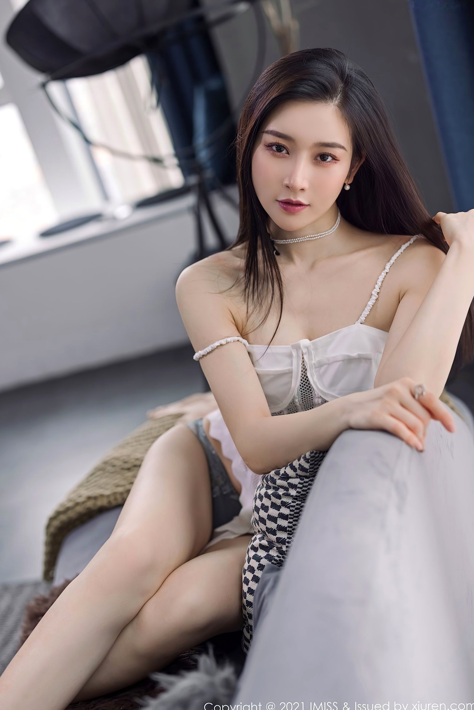 Gallery - IMiss爱蜜社 - Honey Club -569-Vanessa-居家私房写真-精致蕾丝内衣大片-优雅迷人气质-2021.03.26爱蜜社 - Honey Club 性感气质内衣私房照 任育萱女神私房照_秀色女神 - image 39