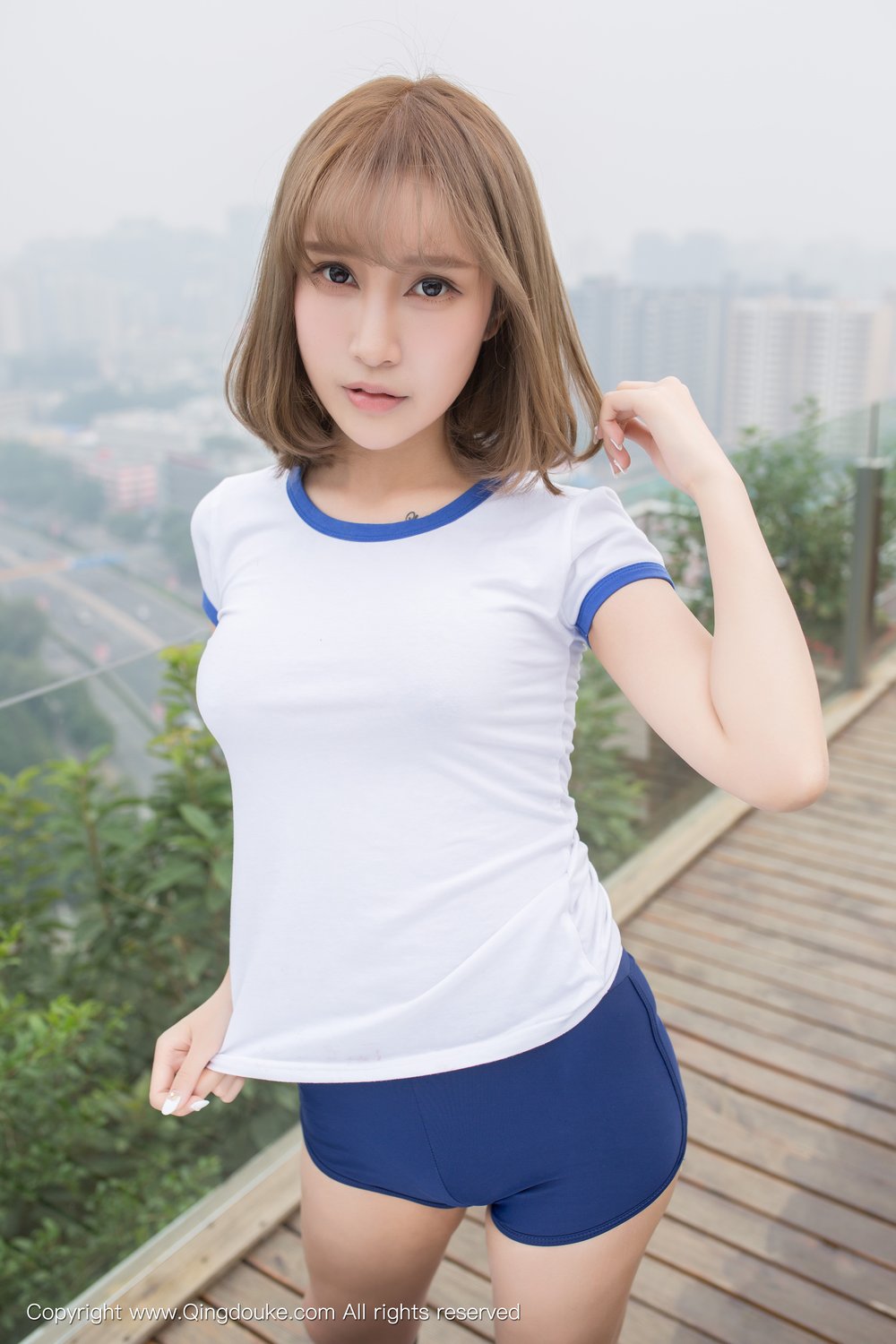 米诺 [青豆客QingDouKe]高清写真图2016-12-06 日本运动服写真图