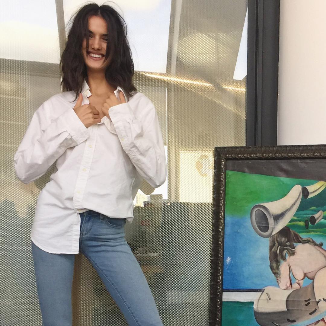 布兰卡·帕迪拉Blanca Padilla 举世无双的大长腿内衣写真图