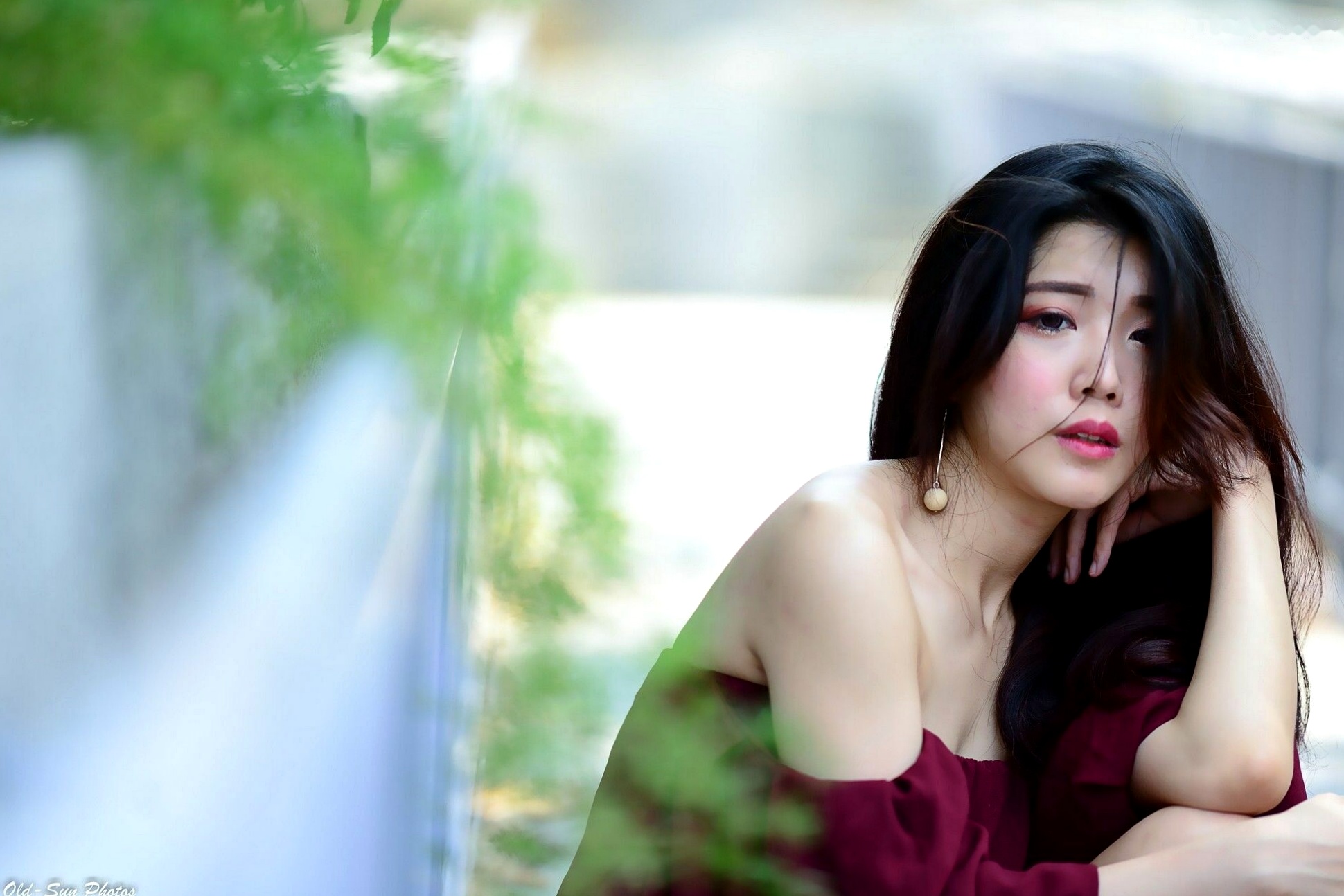 Gallery - 台湾正妹孙莎莎高美馆户外性感写真，优雅露肩装展现清新气质与迷人曲线台湾户外气质清纯性感 孙瑜莎莎女神私房照_秀色女神 - image 78