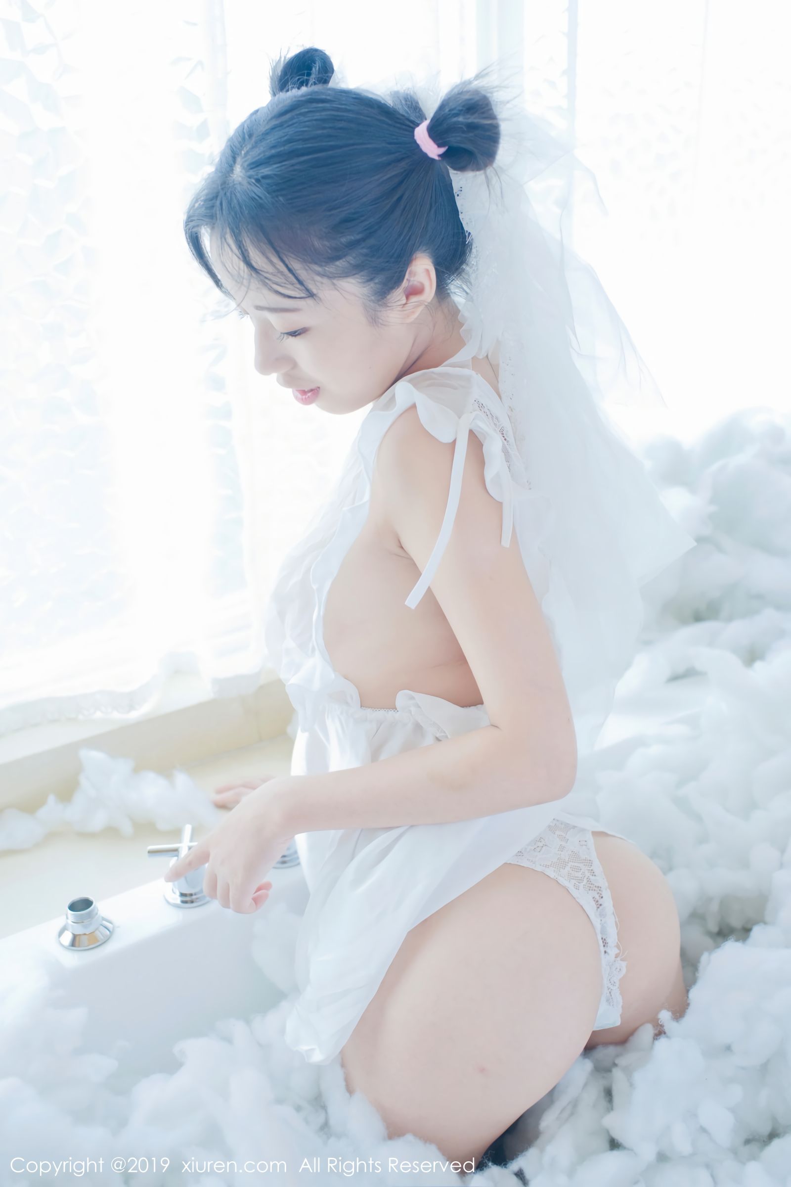日系美女仓井优香 新娘白莎日系体操服
