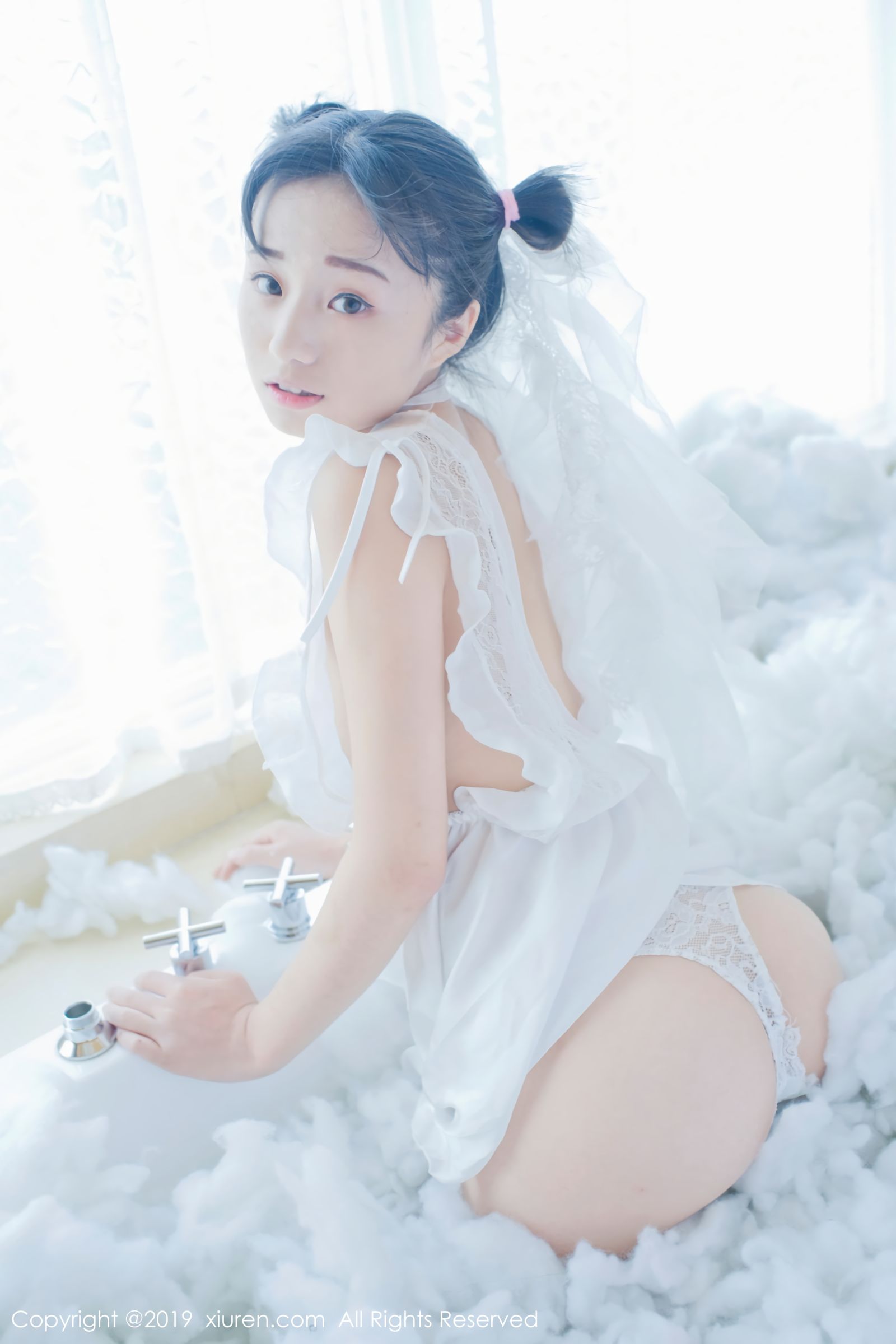 日系美女仓井优香 新娘白莎日系体操服