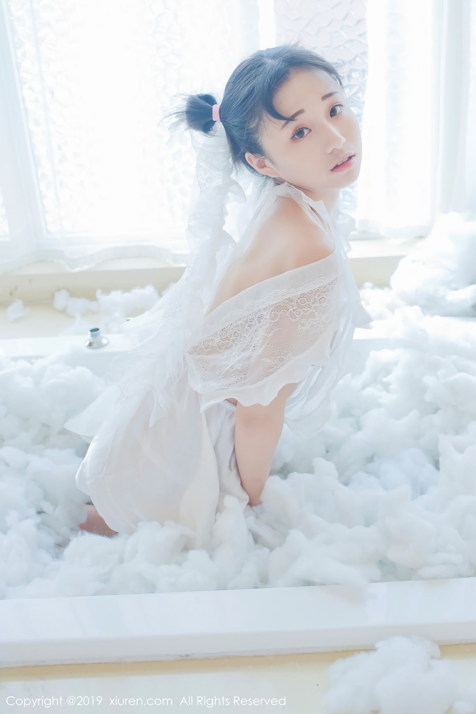 日系美女仓井优香 新娘白莎日系体操服