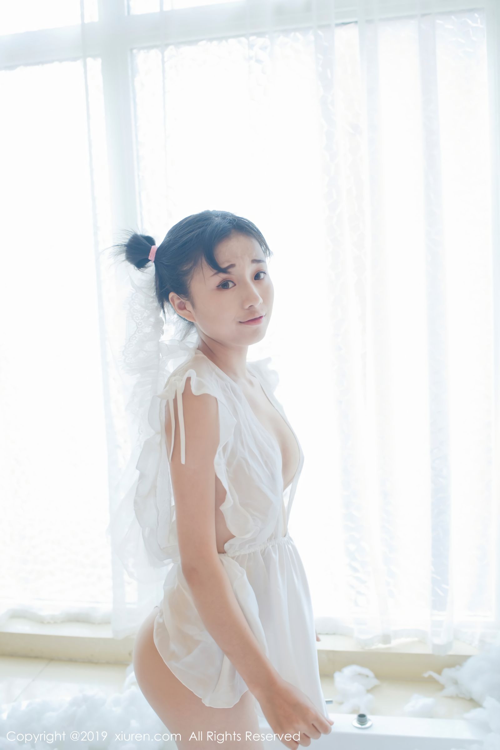 日系美女仓井优香 新娘白莎日系体操服