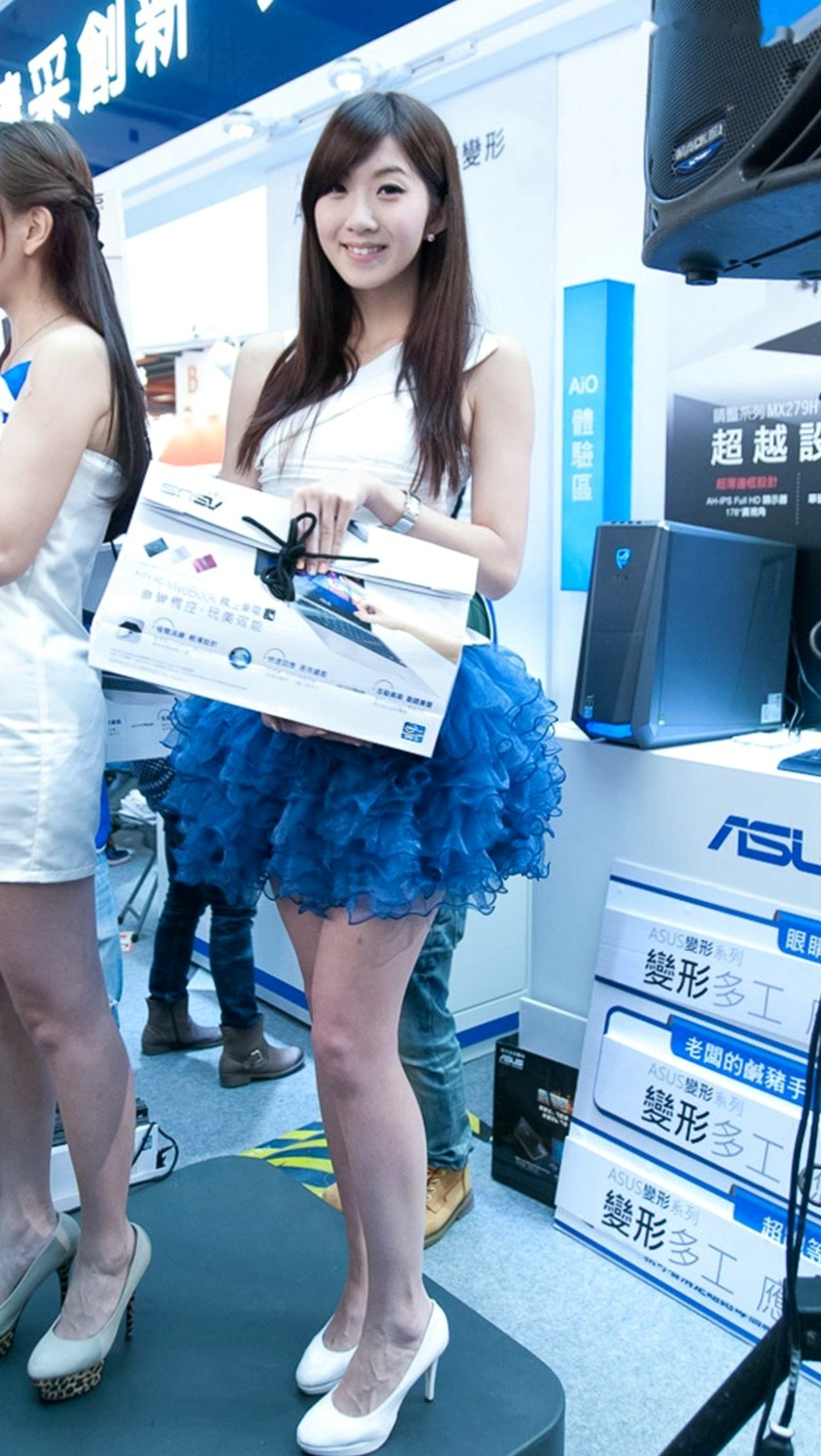 Gallery - 台湾模特 - model安琪：电子数码会展现场清纯靓丽展会模特 - model高清图集台湾气质清纯清新女神 Angel Wang女神私房照_秀色女神 - image 8
