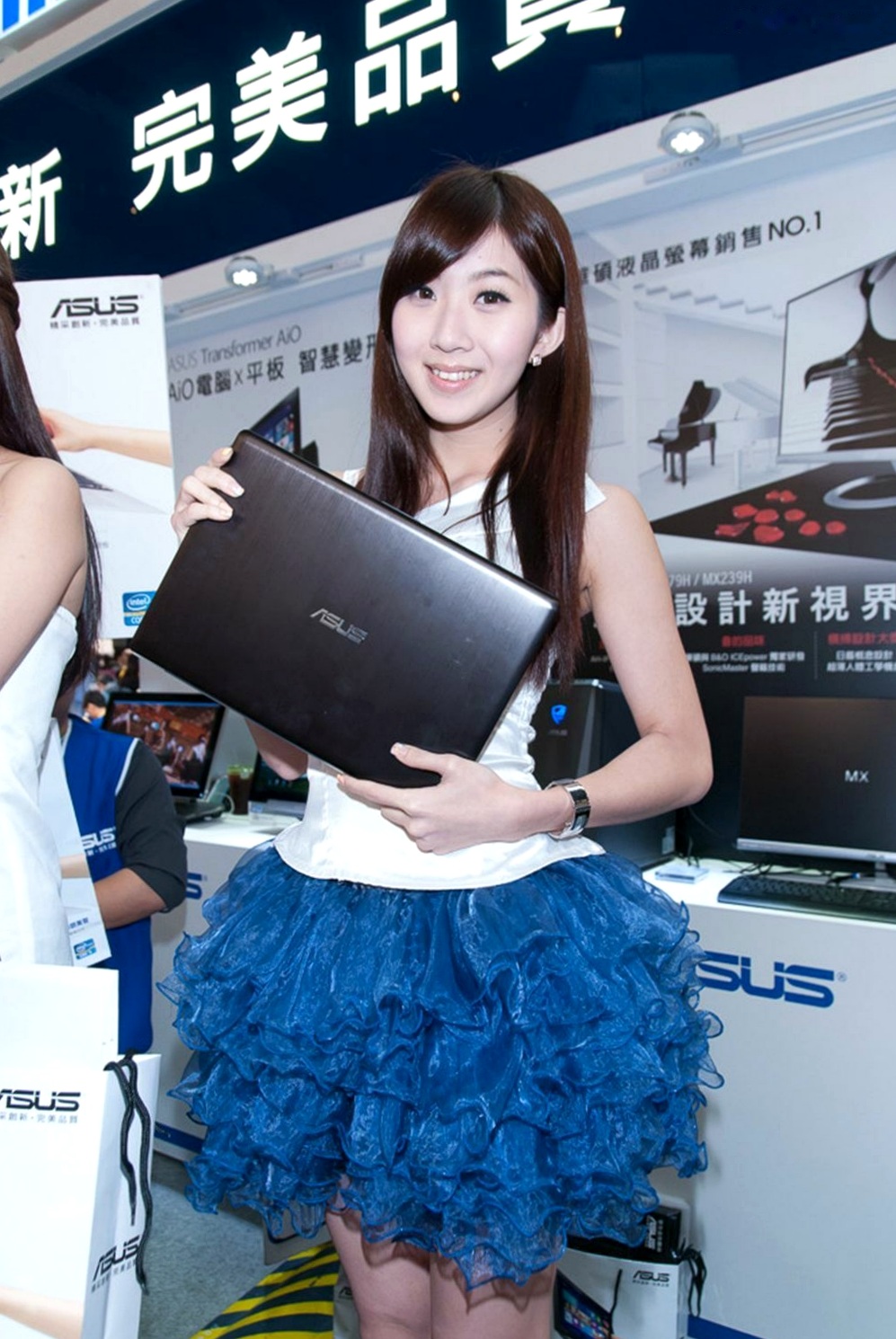 Gallery - 台湾模特 - model安琪：电子数码会展现场清纯靓丽展会模特 - model高清图集台湾气质清纯清新女神 Angel Wang女神私房照_秀色女神 - image 20