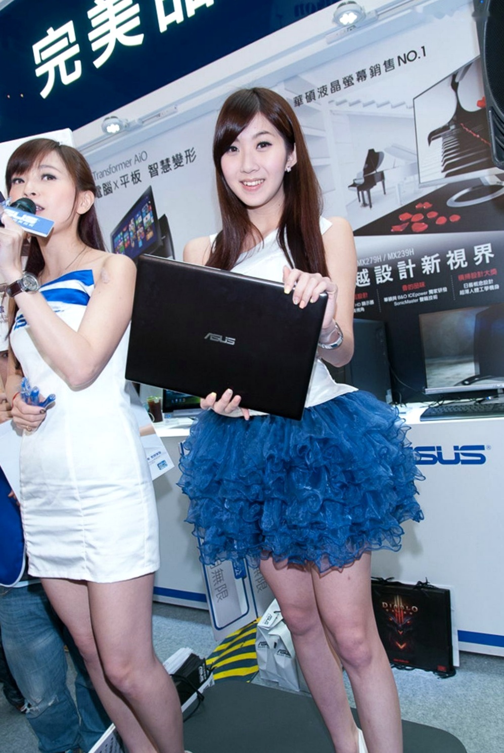 Gallery - 台湾模特 - model安琪：电子数码会展现场清纯靓丽展会模特 - model高清图集台湾气质清纯清新女神 Angel Wang女神私房照_秀色女神 - image 24