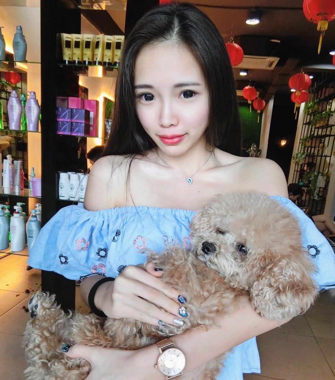 蓝星蕾Amber Na- 身形娇小却饱满的新加坡小妹