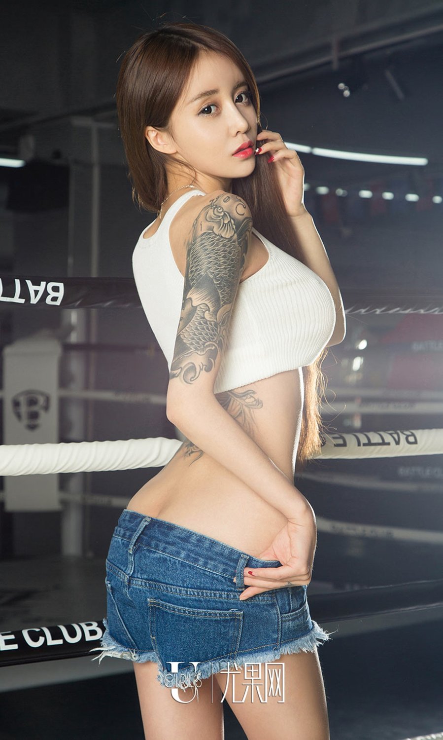 琪歌- [尤果圈爱尤物]高清写真图 VOL.691 拳台辣女