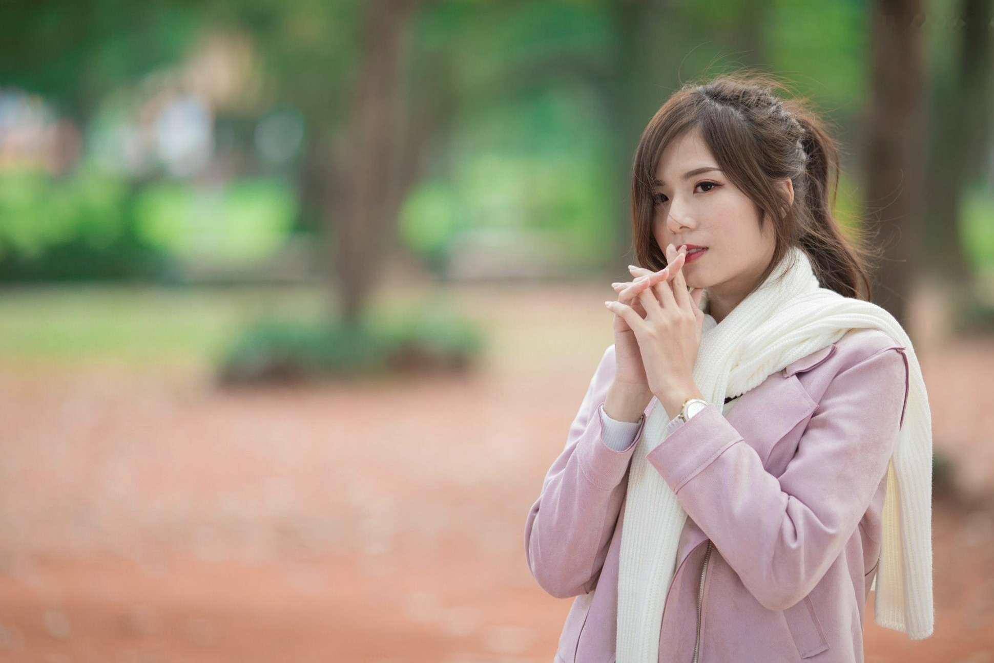 Gallery - 台湾正妹方唯真《青年公园》唯美户外丝袜写真，清新甜美冬日时尚穿搭台湾清新气质户外治愈系 Chubby唯真女神私房照_秀色女神 - image 30